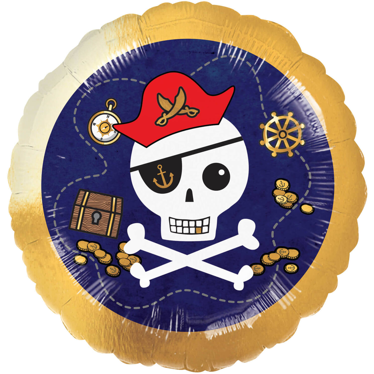18in/45cm Pirates Map