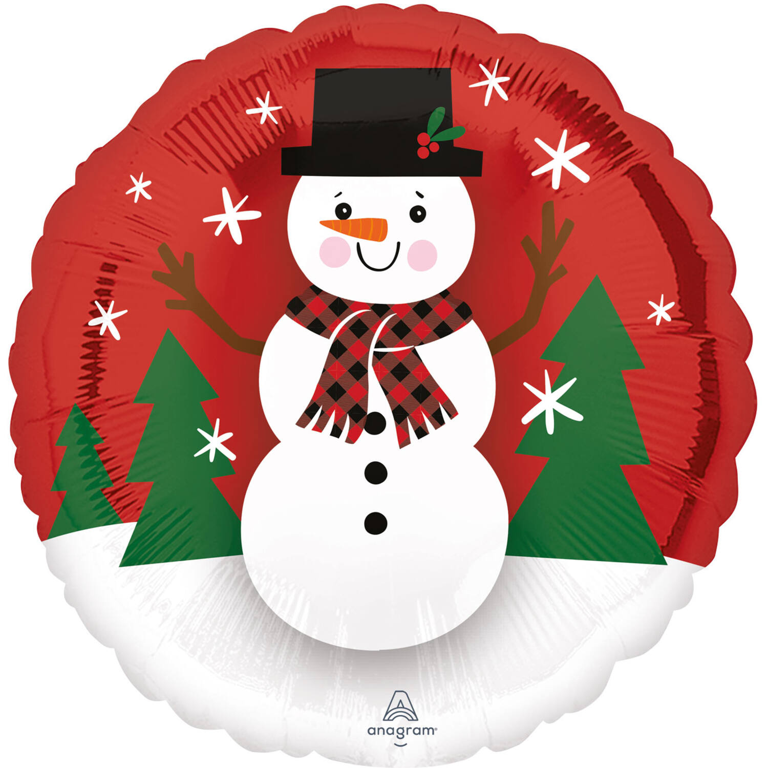 18in/45cm Smiley Snowman