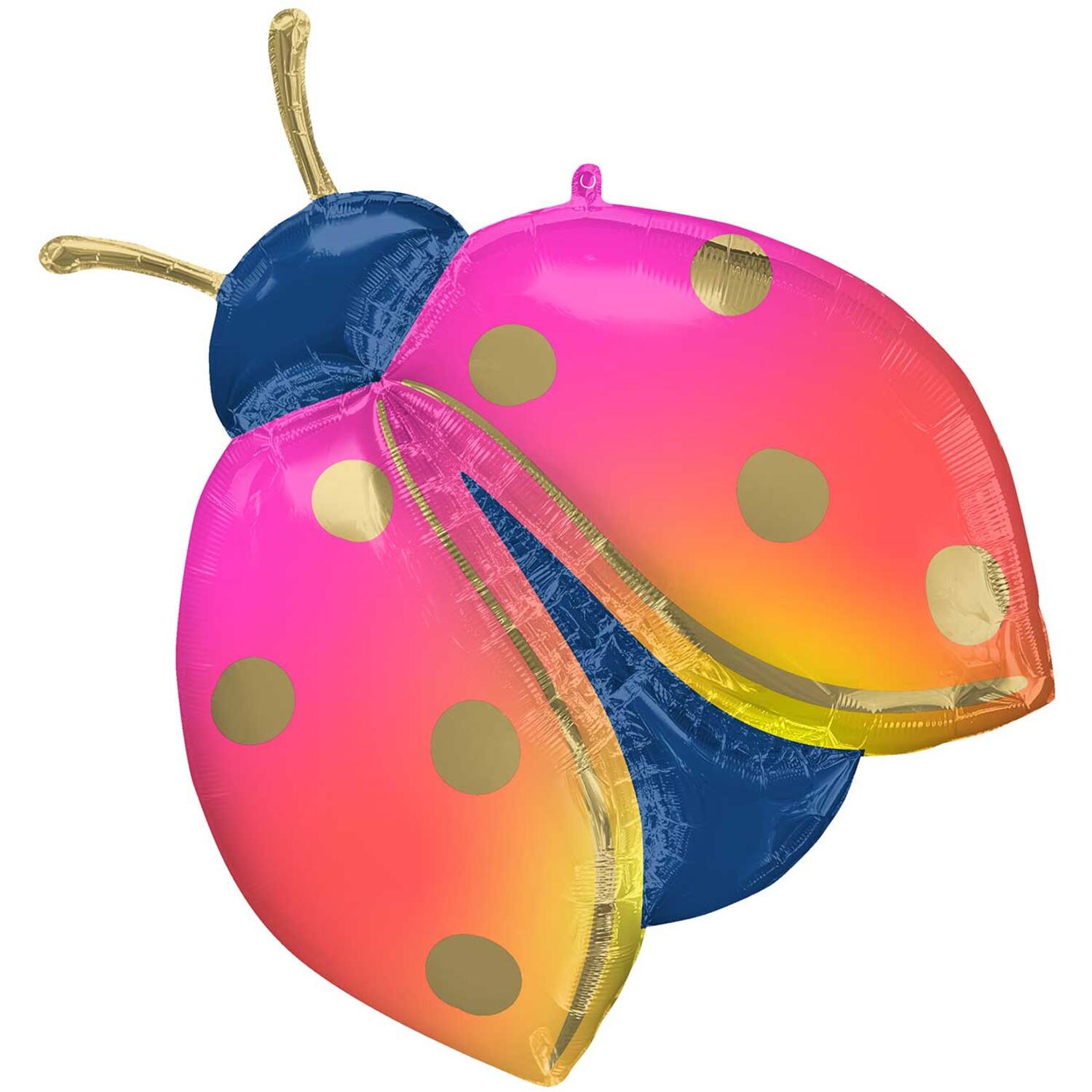 Foil Balloon - Shape - Colorful Ladybug - 68 x 83 cm