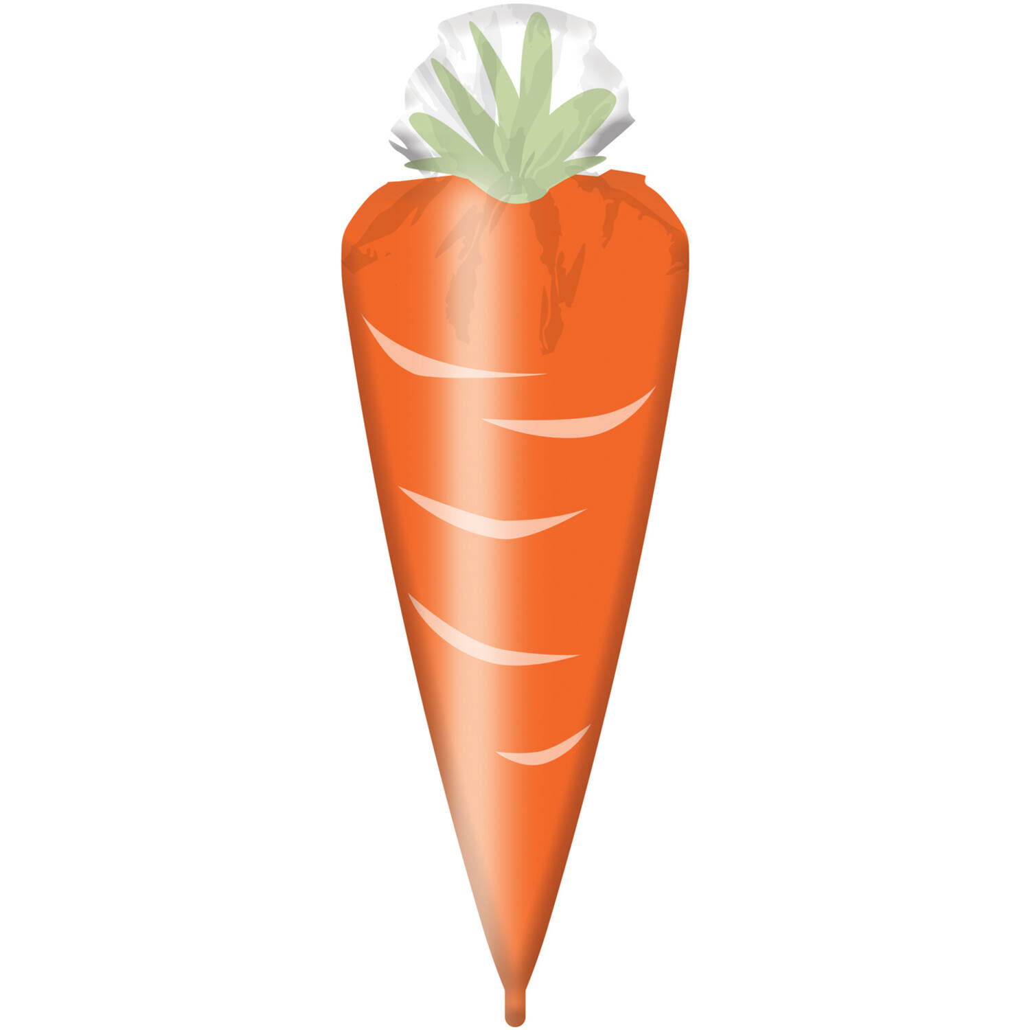 Foil Balloon - Shape - Carrot
