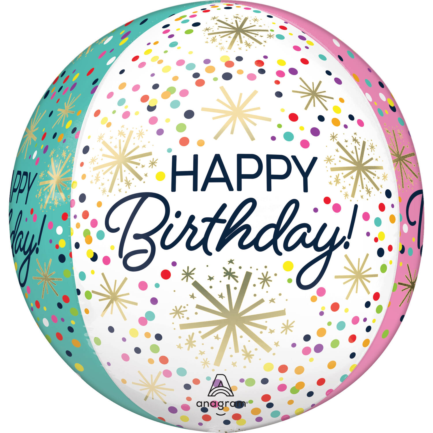 Orbz® - "HAPPY Birthday" - 38 x 40 cm