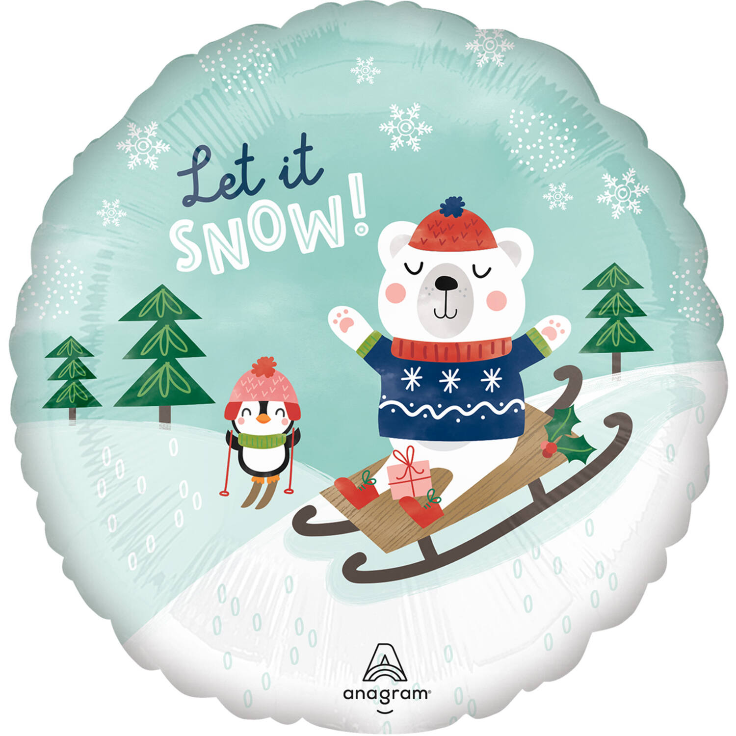 18in/45cm Cabincore Let it Snow