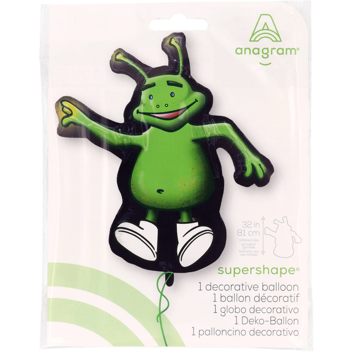 Shape Space Party Alien 67x75cm