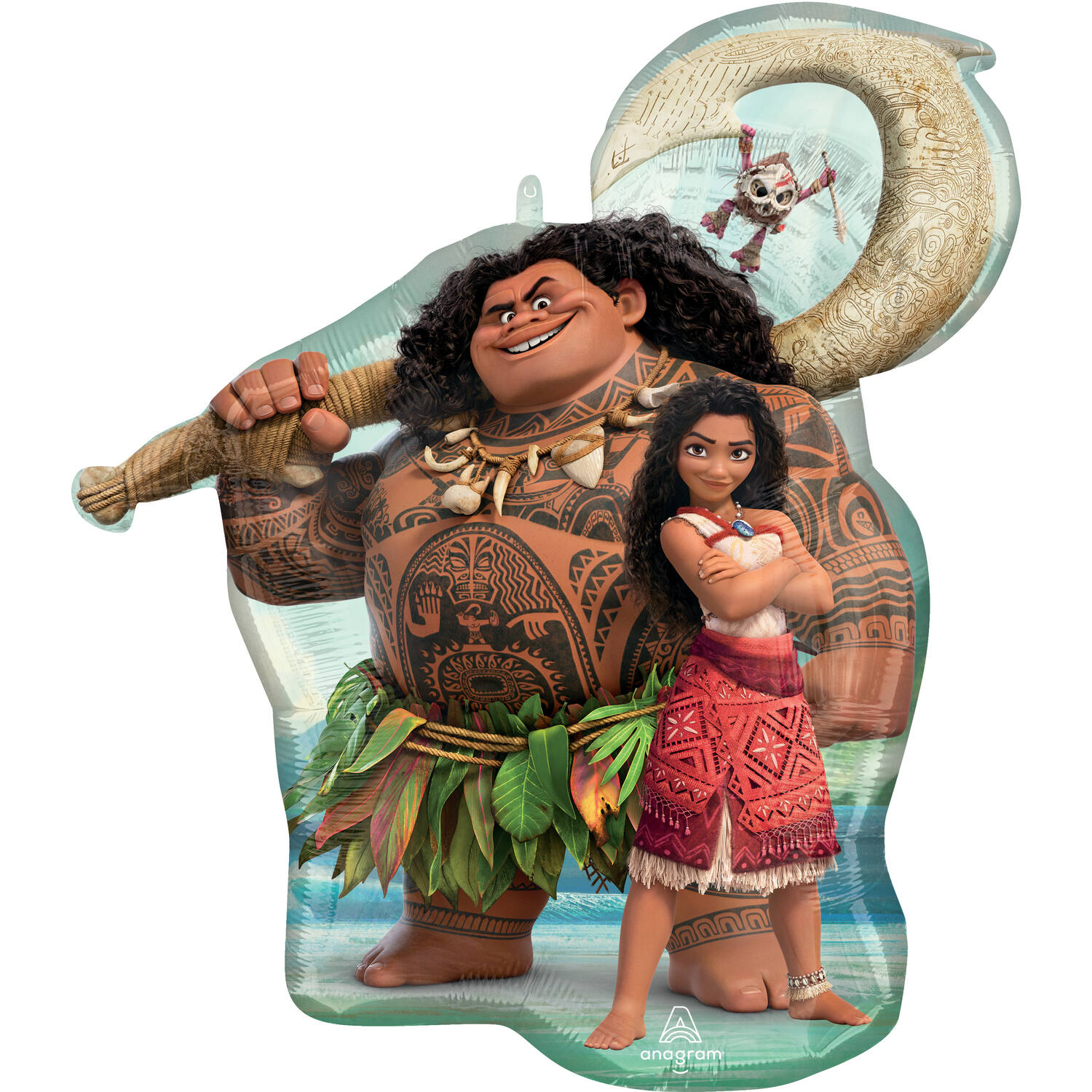 Foil Balloon - Shape - Moana and Maui