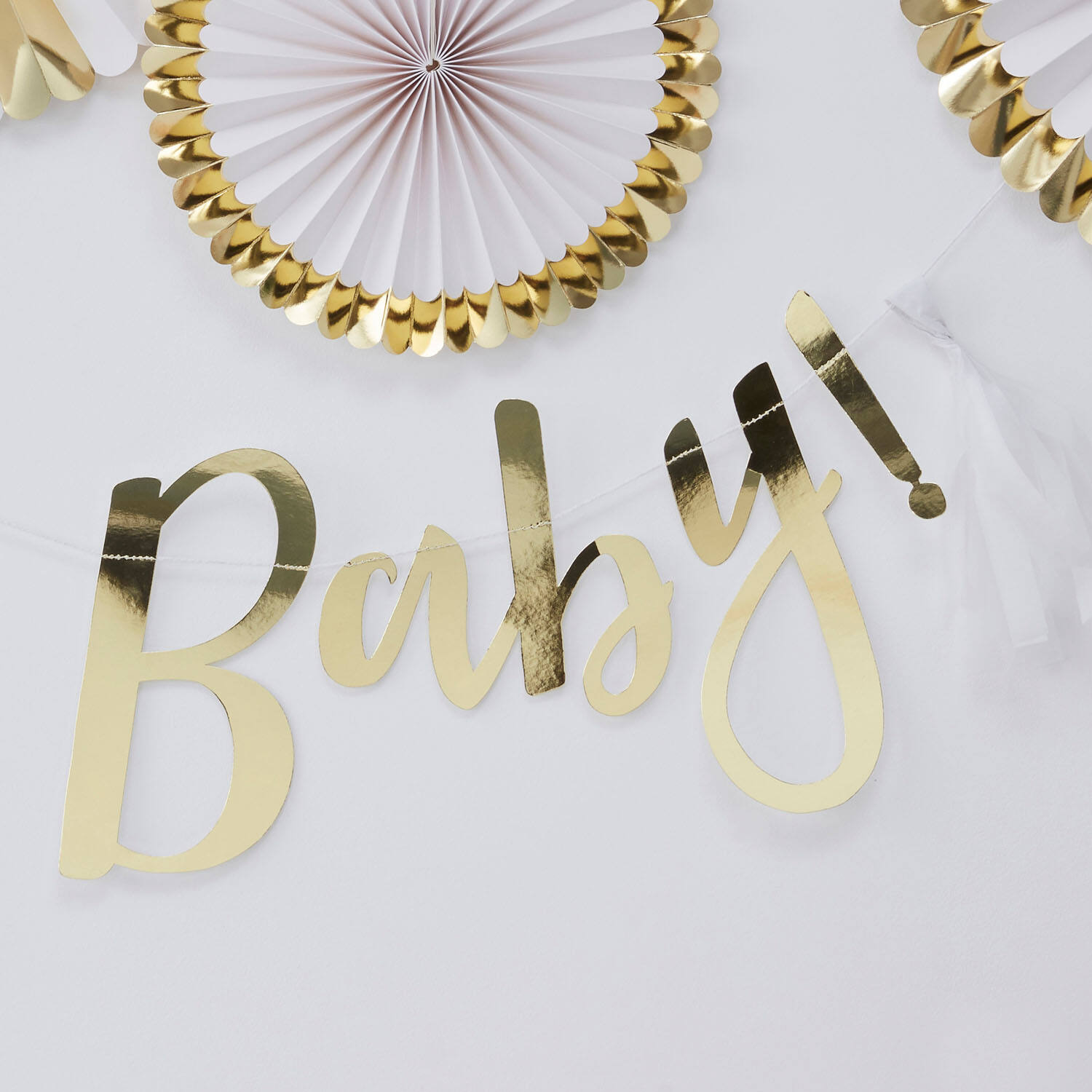 Backdrop - Oh Baby! - Gold