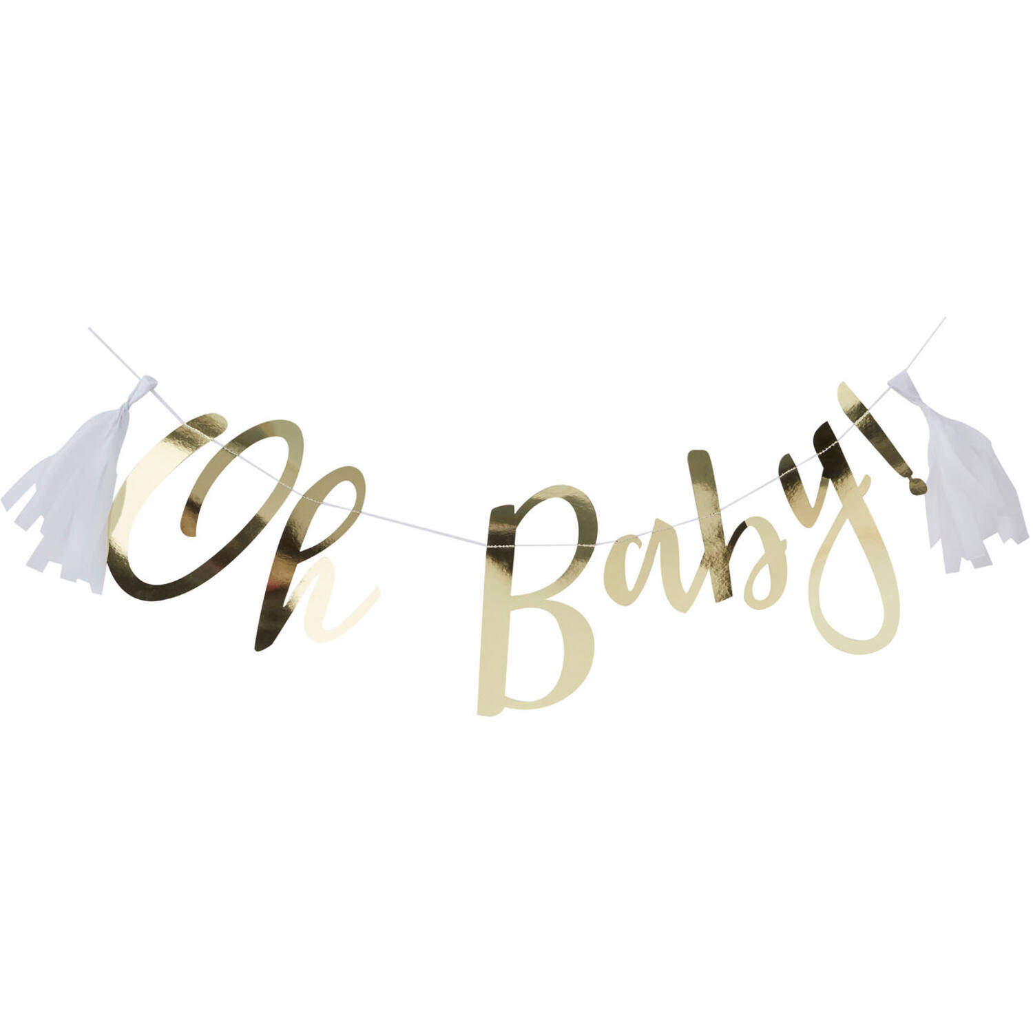 Backdrop - Oh Baby! - Gold