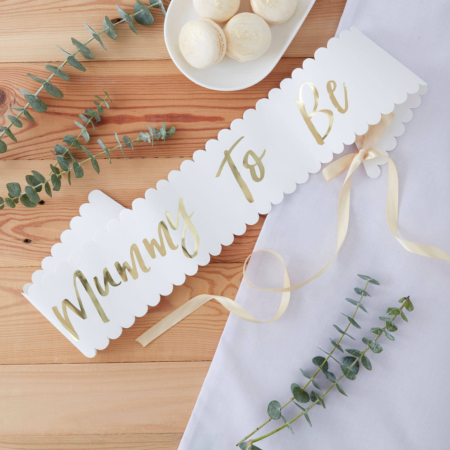 Sash Oh Baby! Mother To Be Paper / Foil 75 x 10 cm