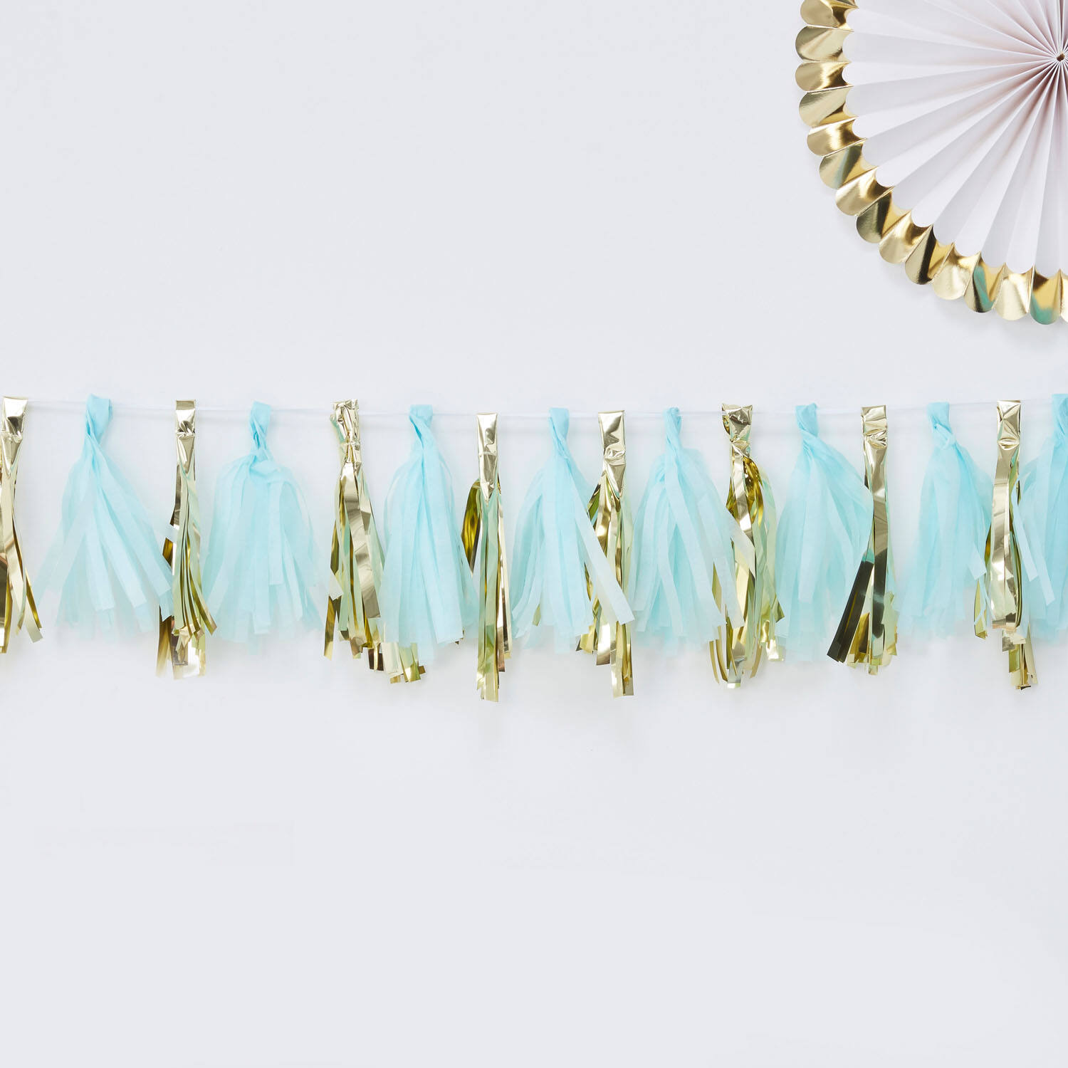 Tassel Garland - Blue & Gold