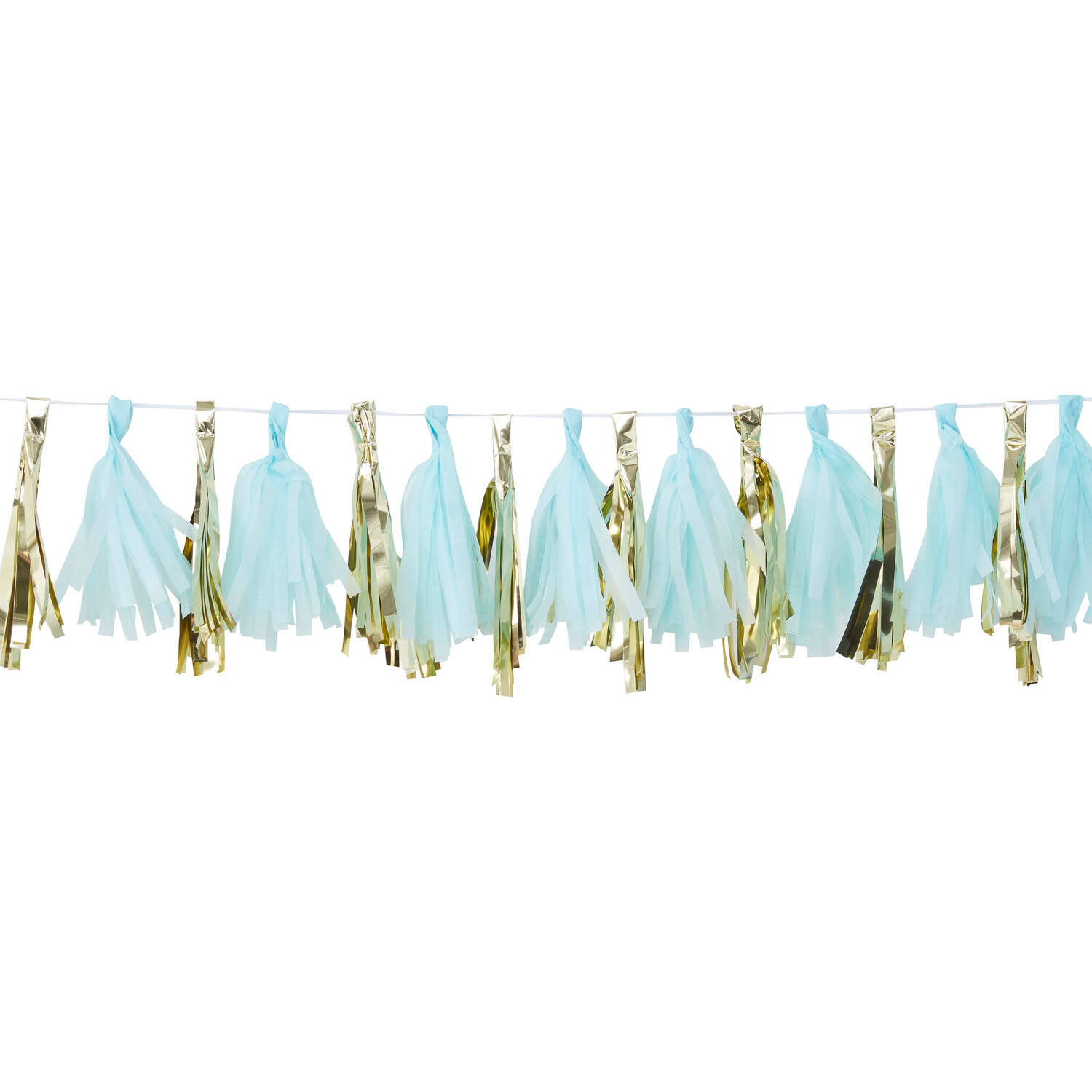 Tassel Garland - Blue & Gold