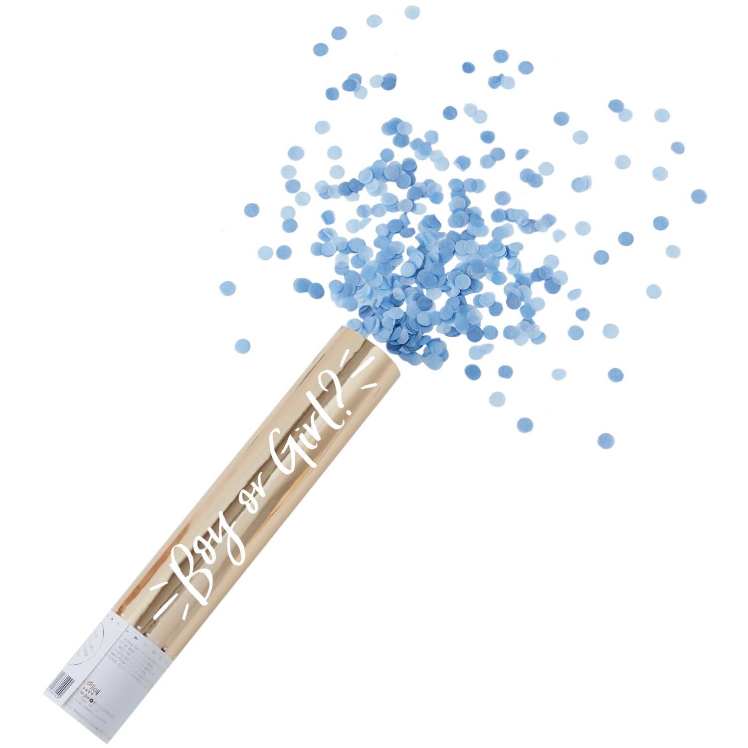 Confetti Cannon Oh Baby Blue 30 x 4.5 cm