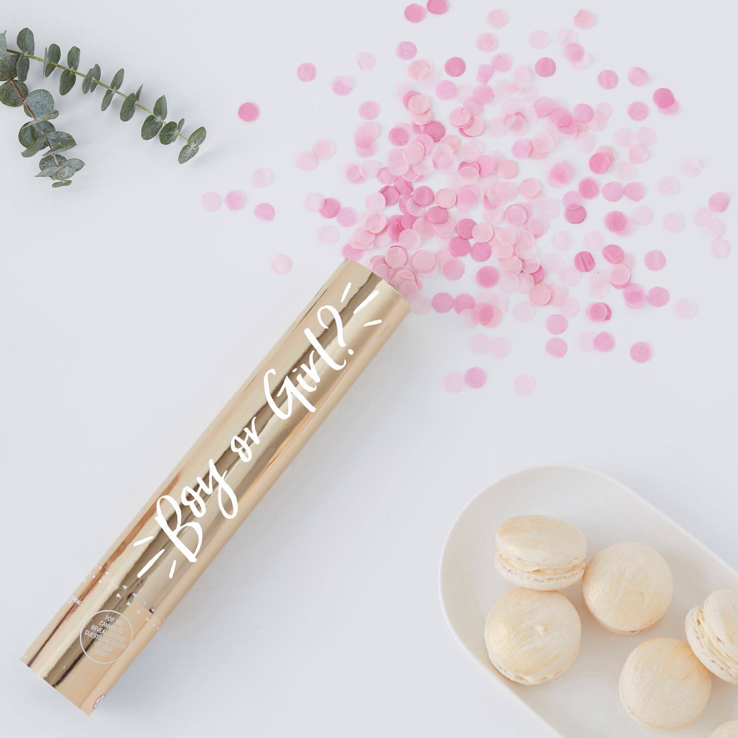 Confetti Cannon Oh Baby Pink 30 x 4.5 cm