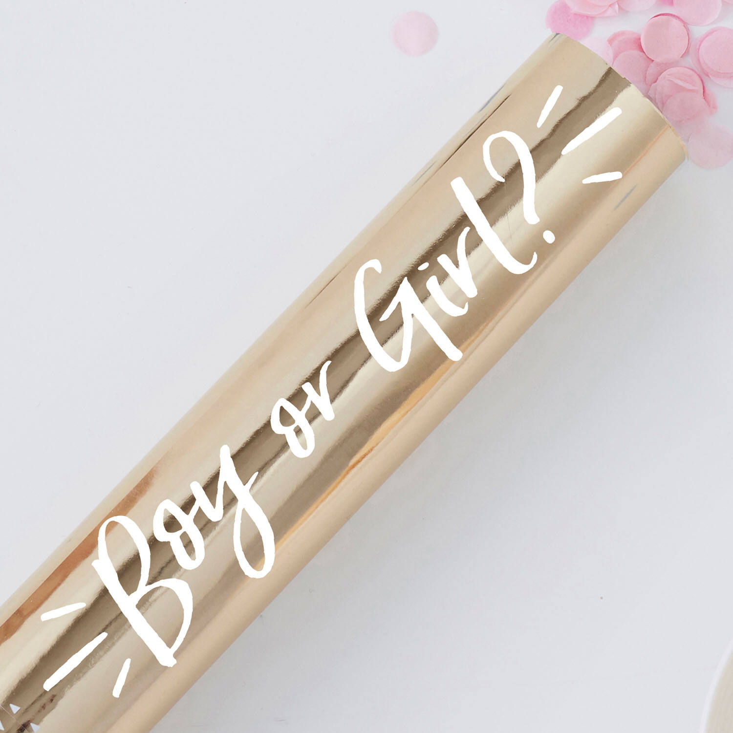 Confetti Cannon Oh Baby Pink 30 x 4.5 cm