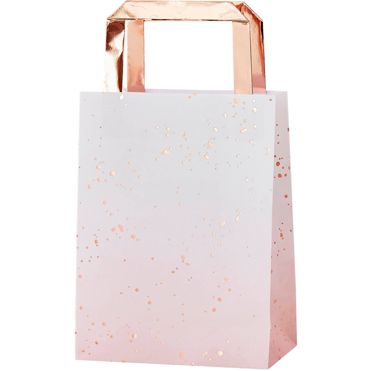 Rose Gold Foiled Pink Watercolour Party Bag