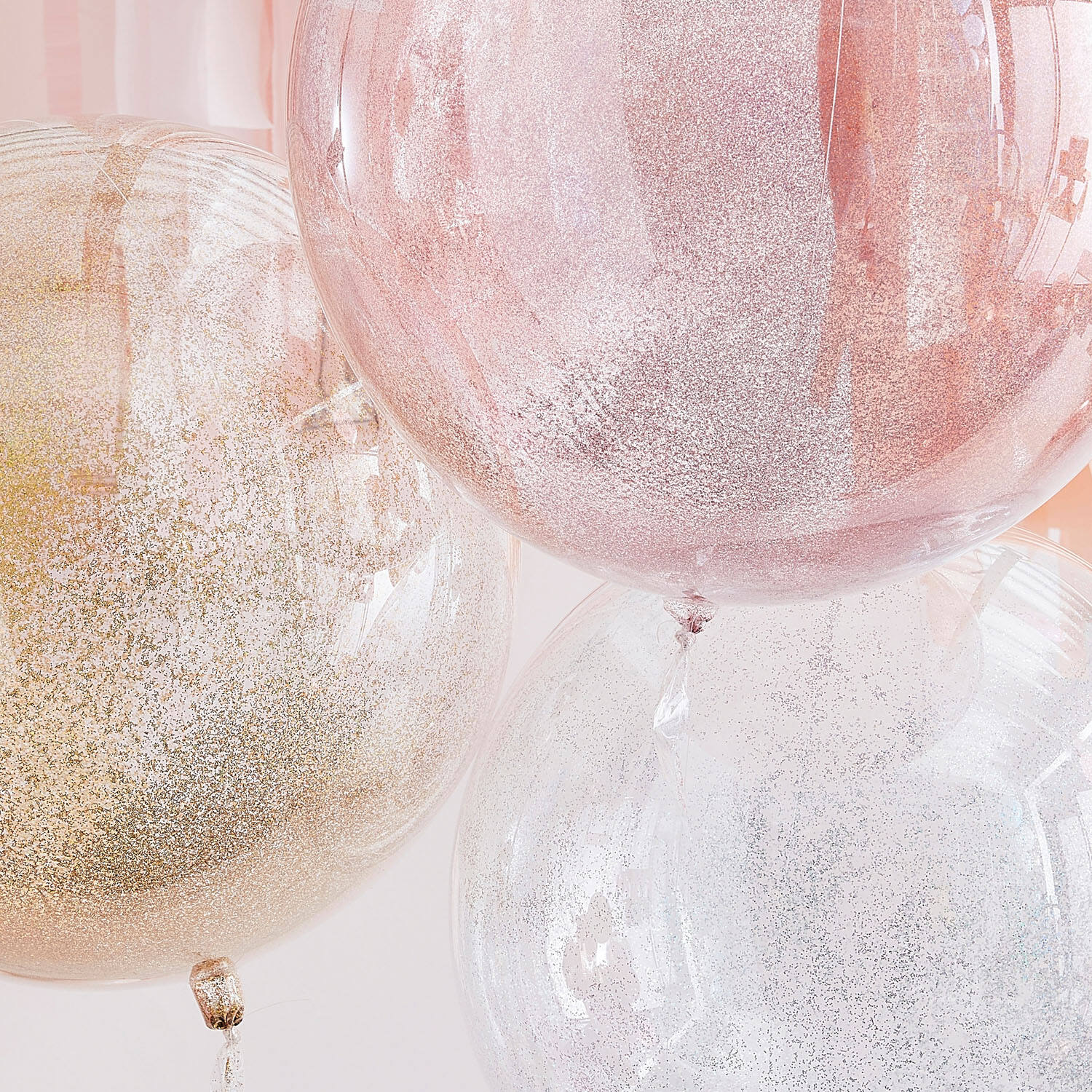 Balloons - Mix Metallic Glitter Orbs
