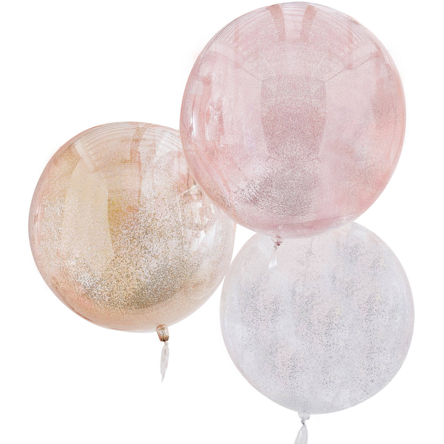 Balloons - Mix Metallic Glitter Orbs