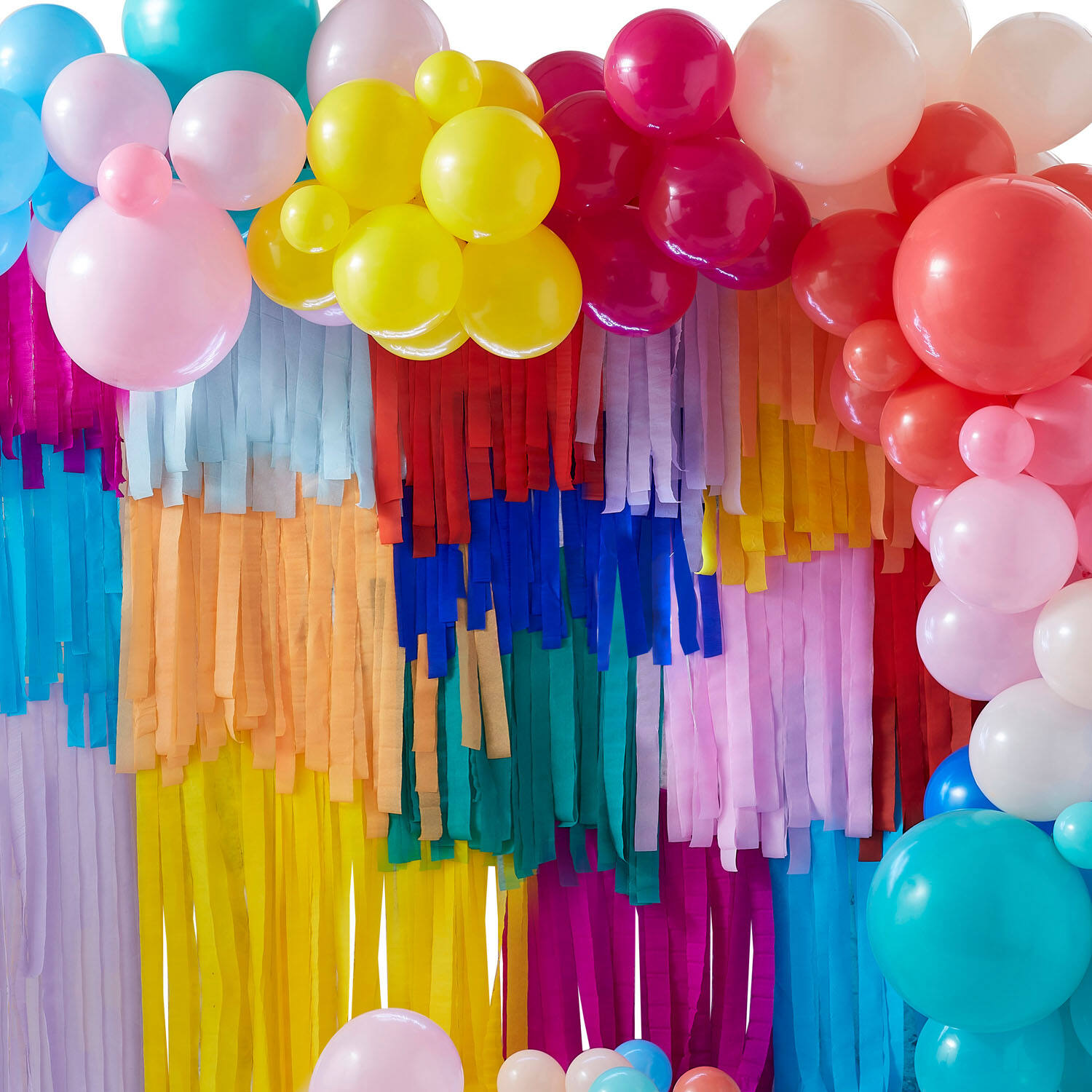 Wall Deco and Balloon Arch Mix It Up DIY Multi Colour Paper / Latex / Plastic 139 Parts