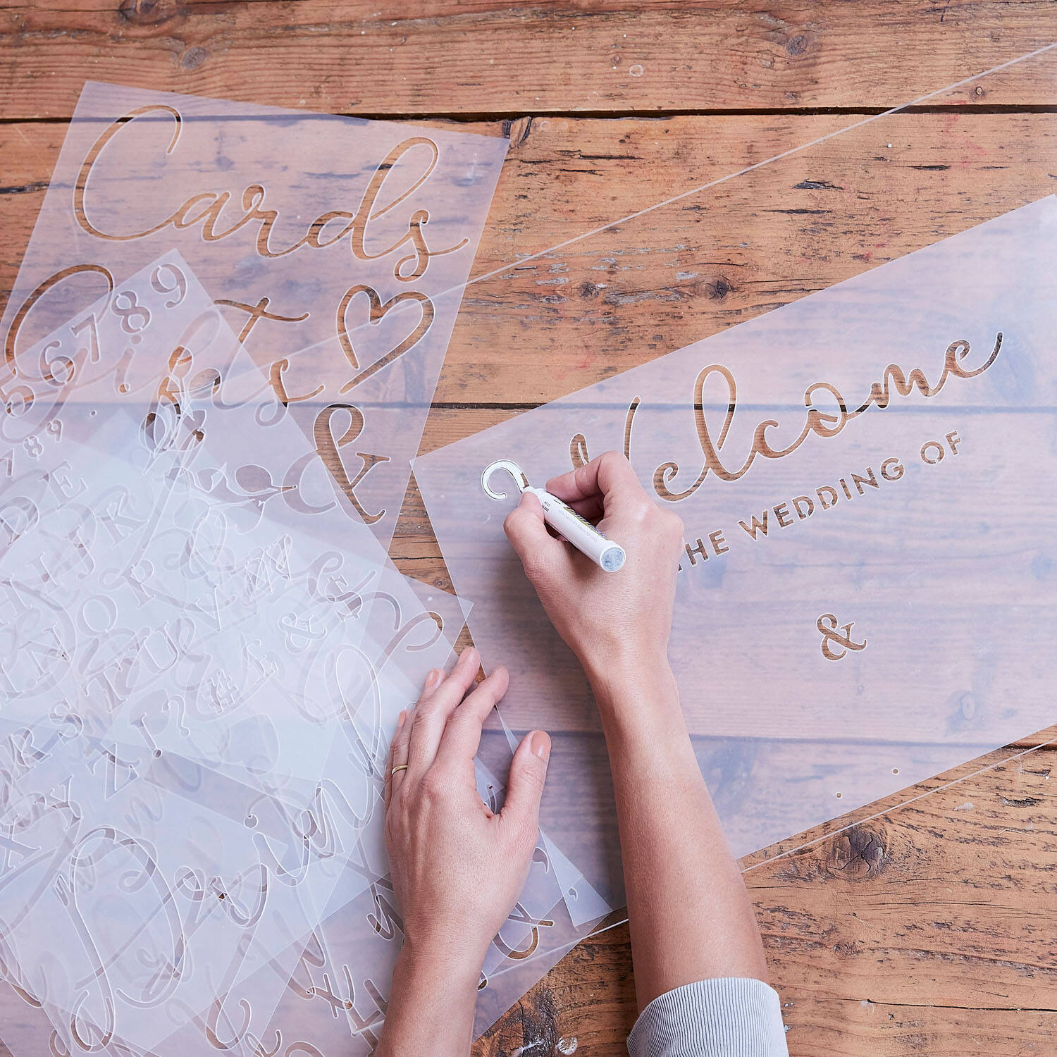 Stencils - Wedding