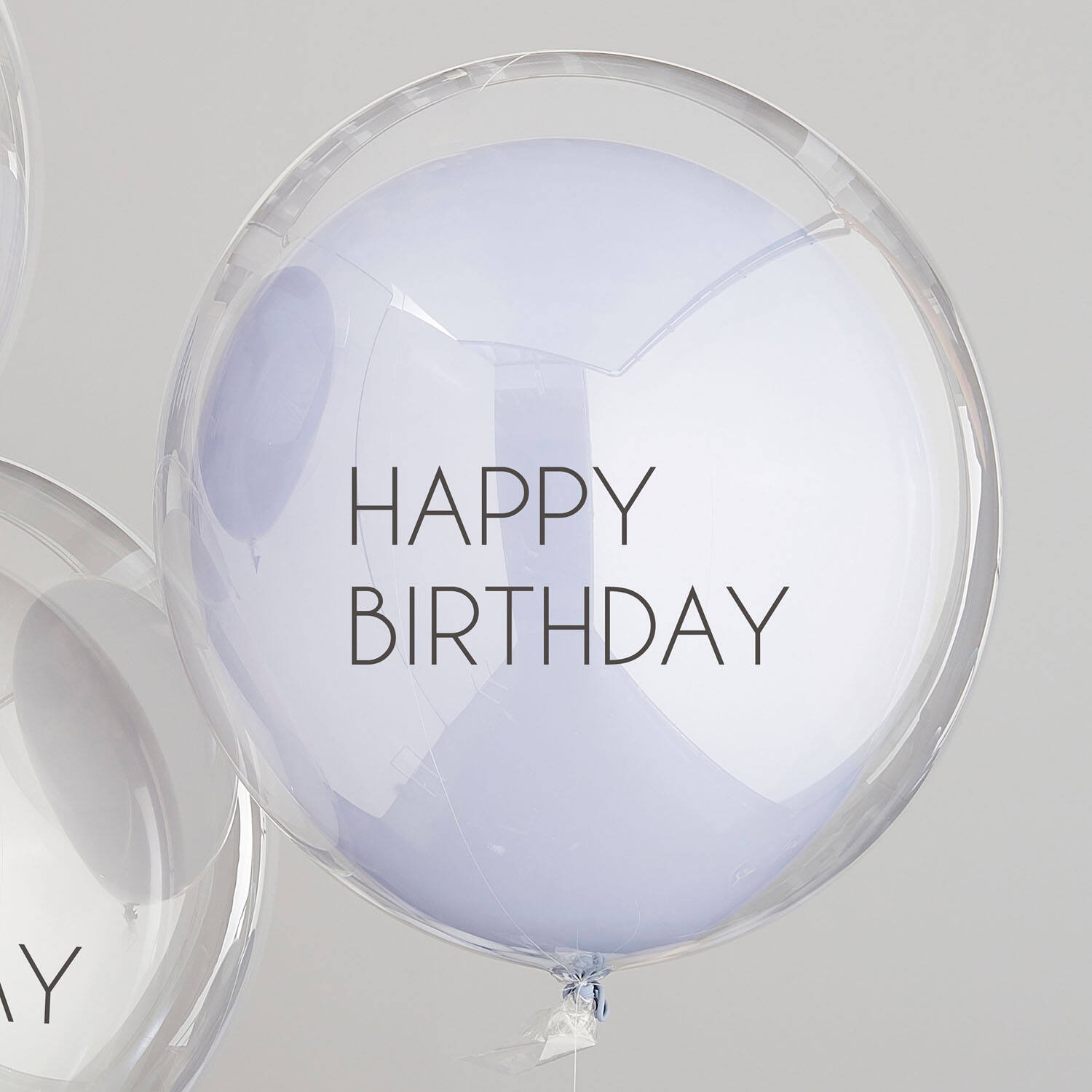 Balloon Bundle - Happy Birthday - Double Stuffed - Blue