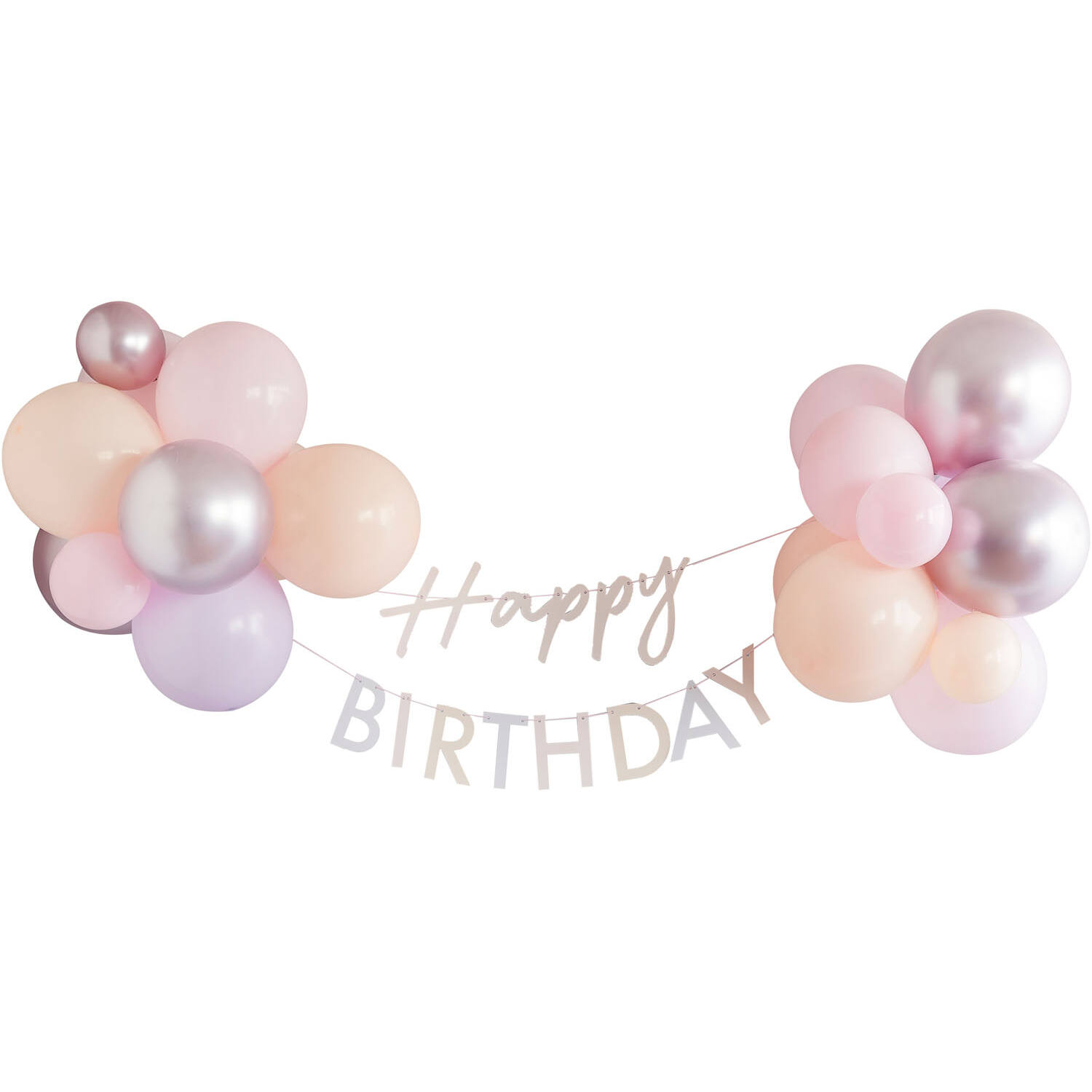 Bunting - Happy Birthday with Balloons -
