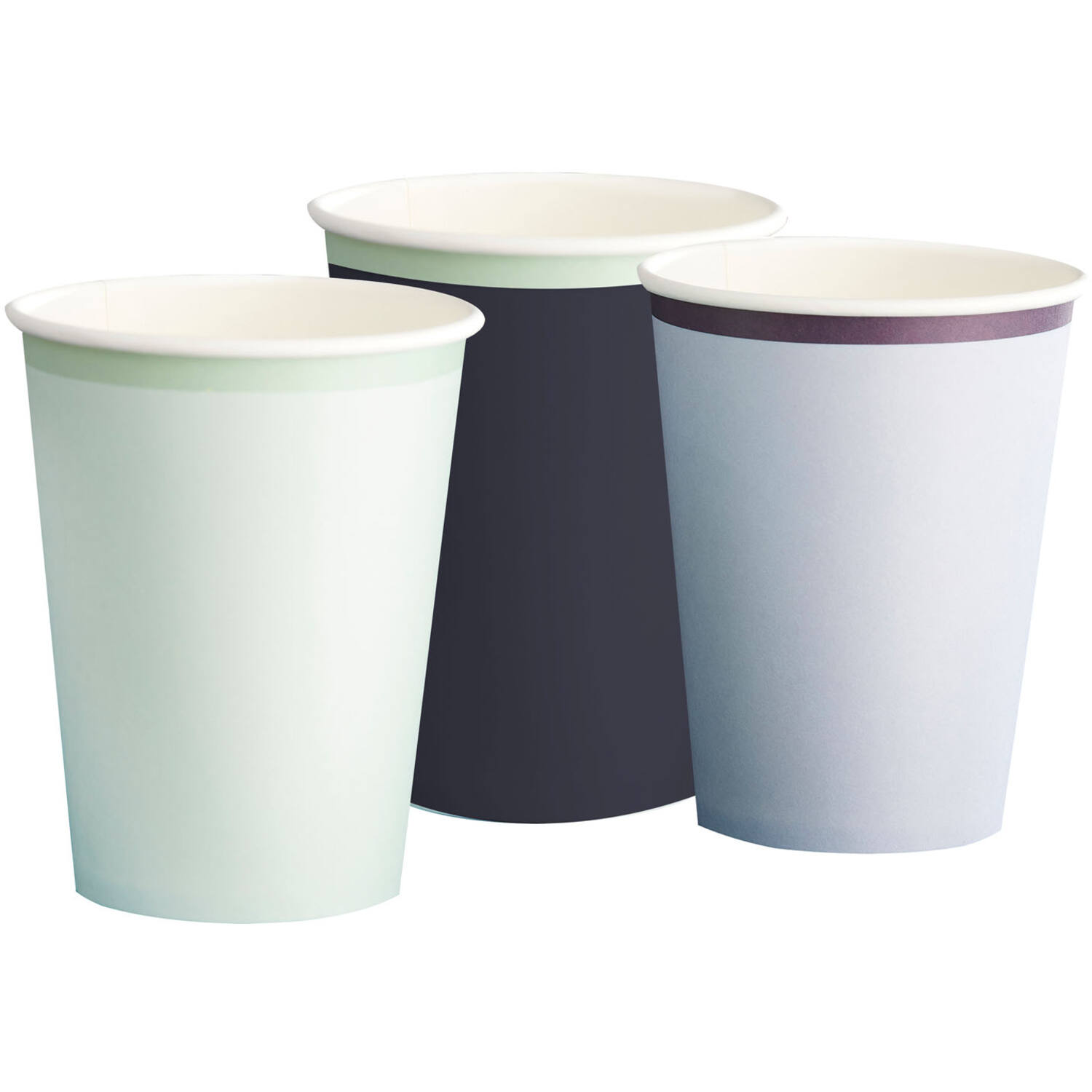 Eco Paper Cups - Mixed Pack - Blue