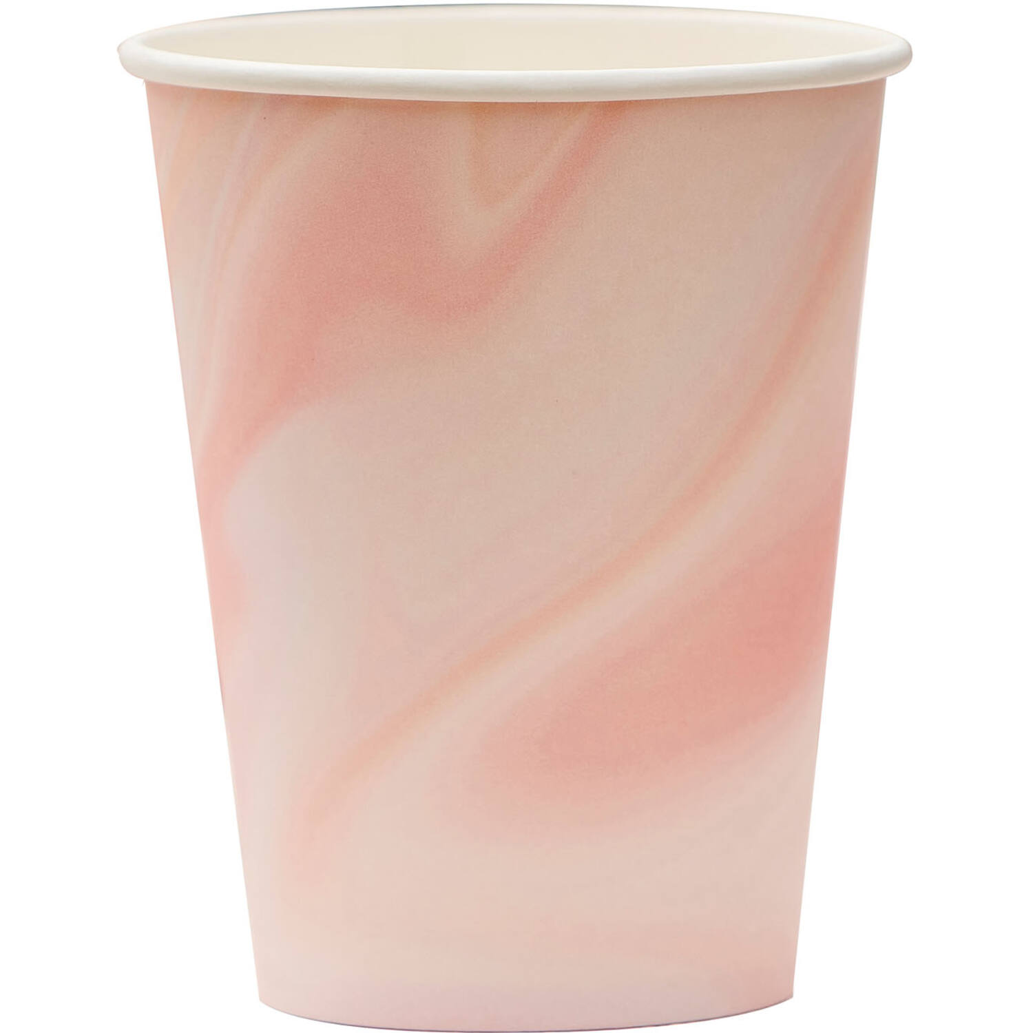 Eco Paper Cups - Marble - Pink