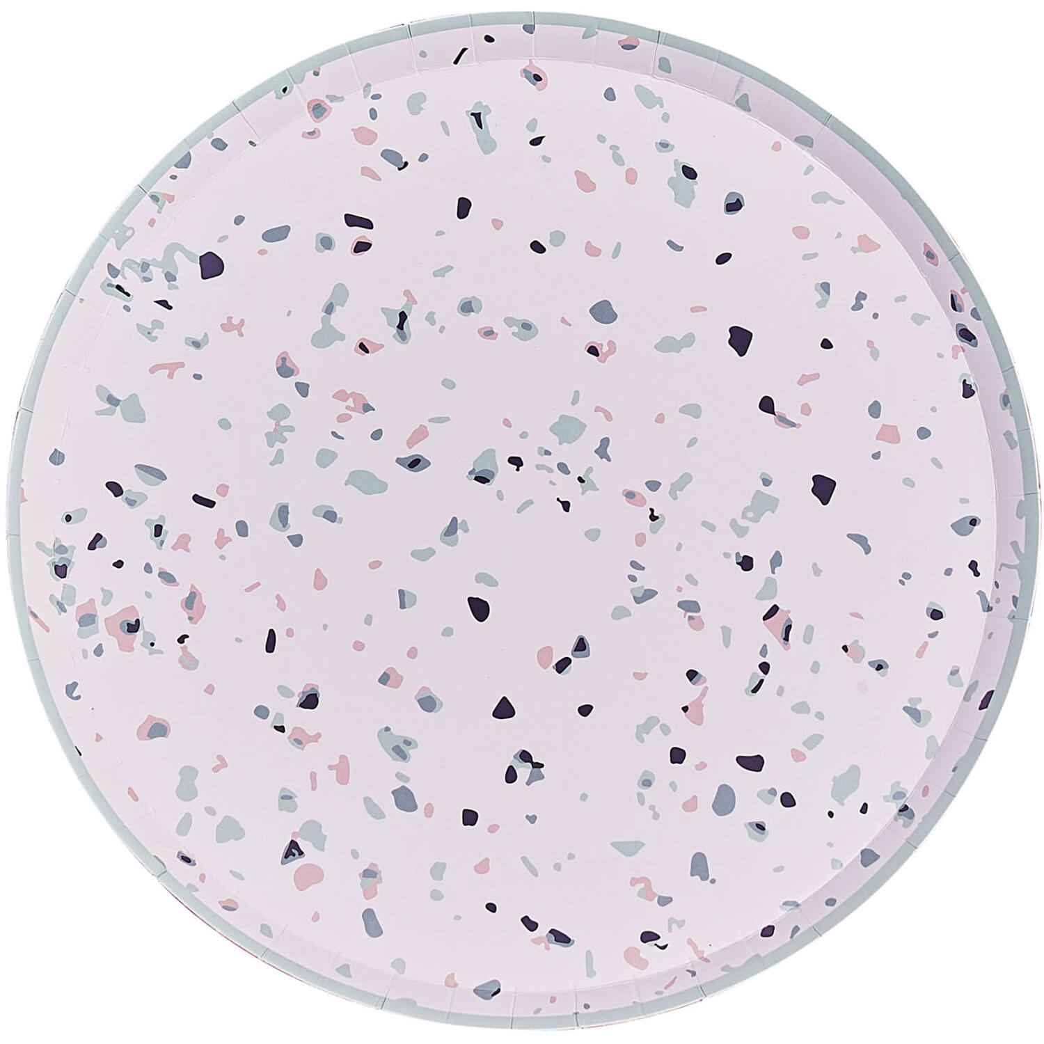 Eco Paper Plates - Terrazzo
