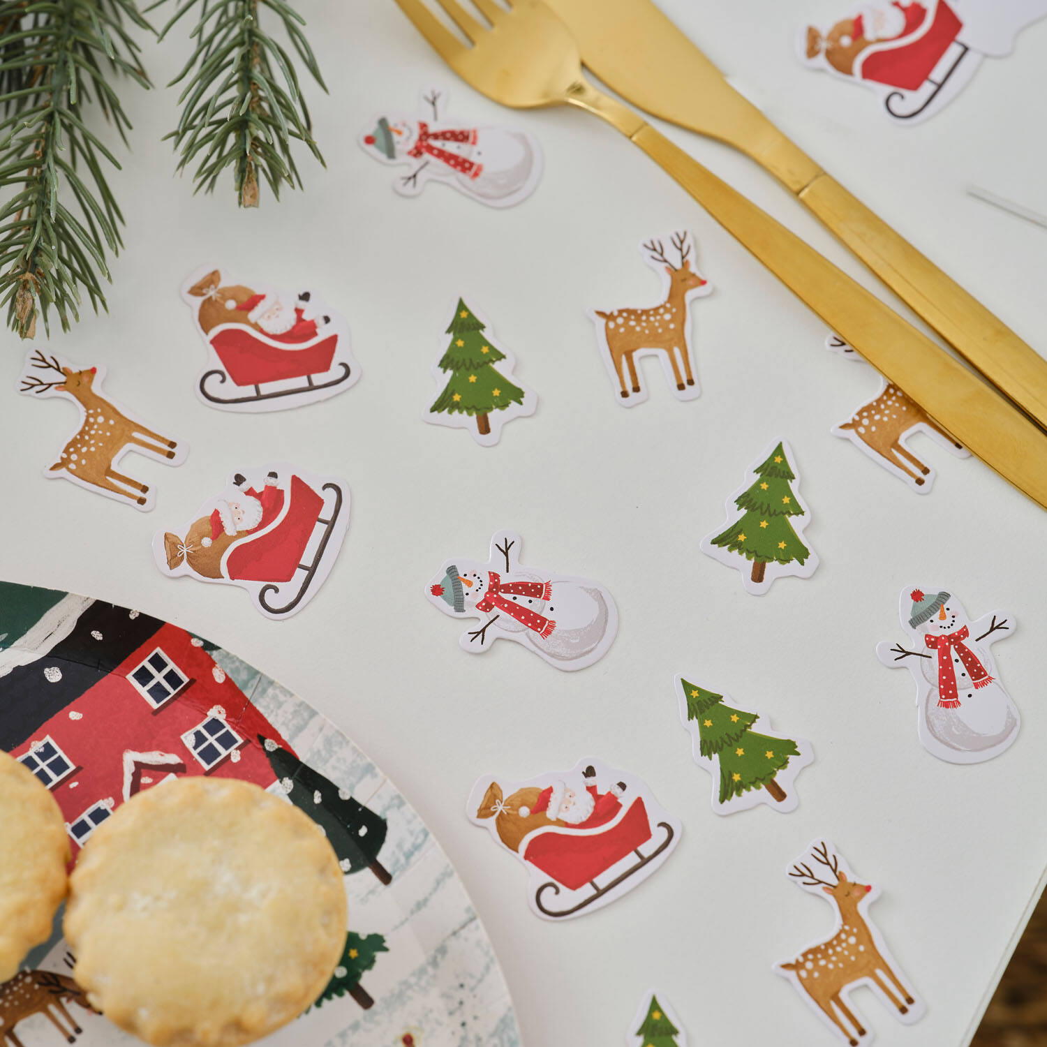 Table Confetti - Christmas Character Paper Confetti