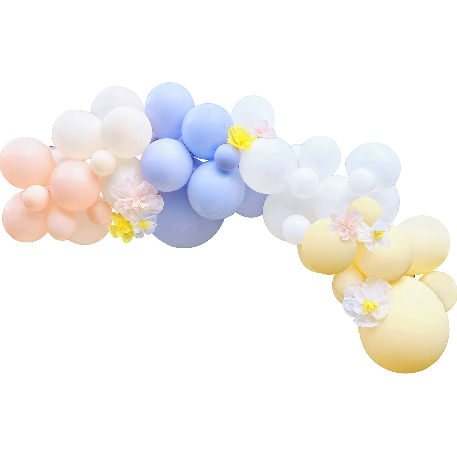 Balloon Arch - Spring Balloon Arch with Paper Flowers