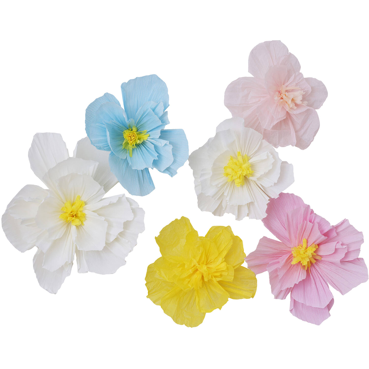 Backdrop - Tissue Paper Flowers