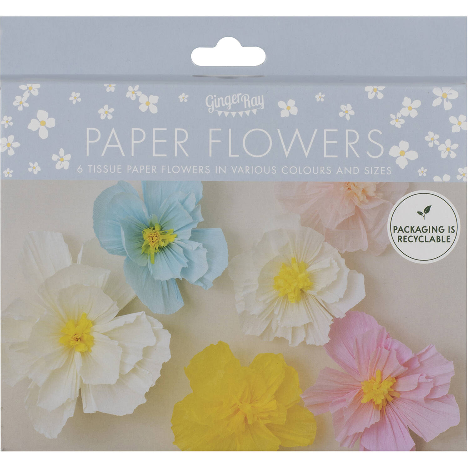 Backdrop - Tissue Paper Flowers