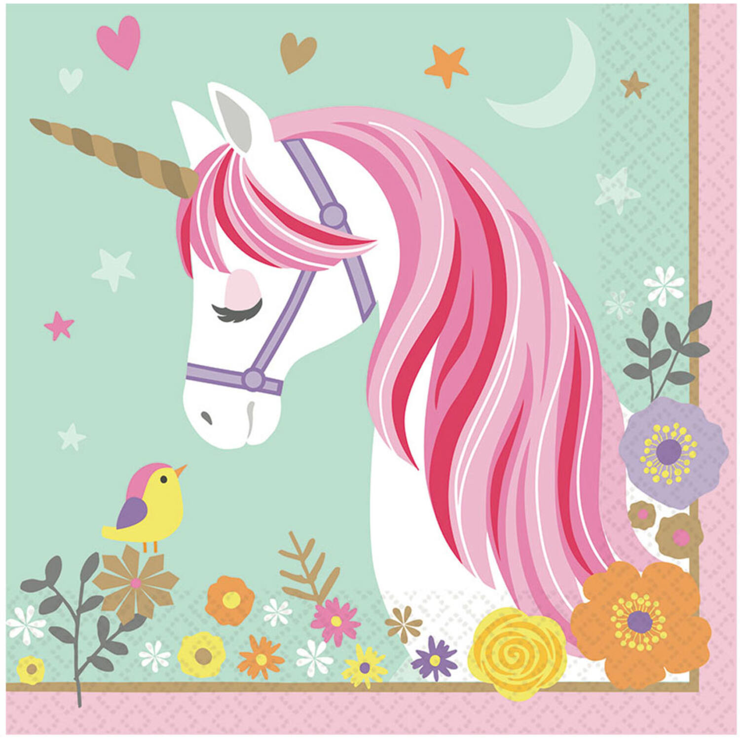 16 Napkins Magical Unicorn 33 x 33 cm