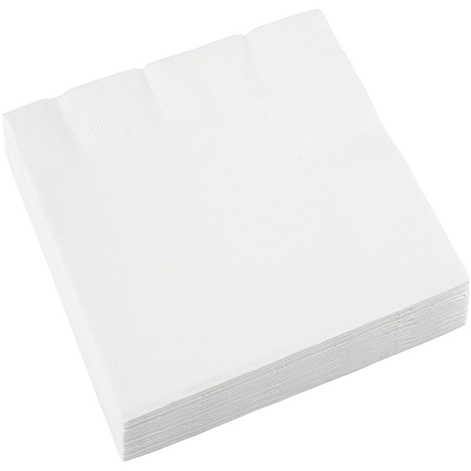 20 Napkins Frosty White 33 x 33 cm