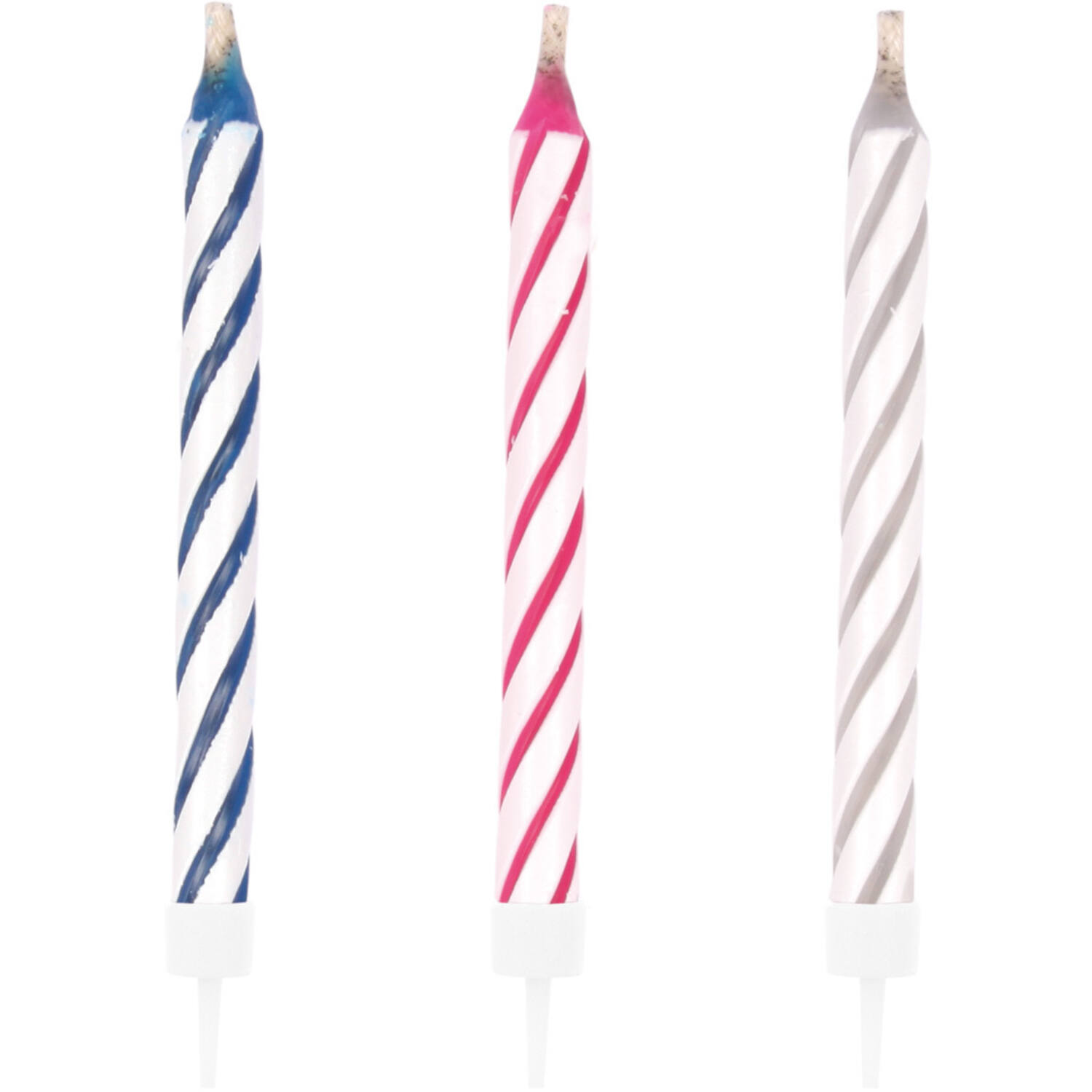 10 Spiral Candles Magical Height 6.3 cm