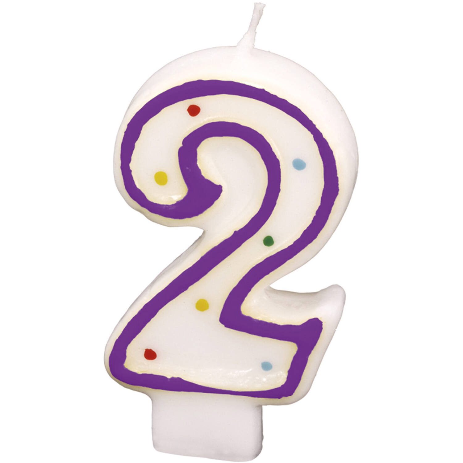 Numeral Candle 2 Height 7.3 cm