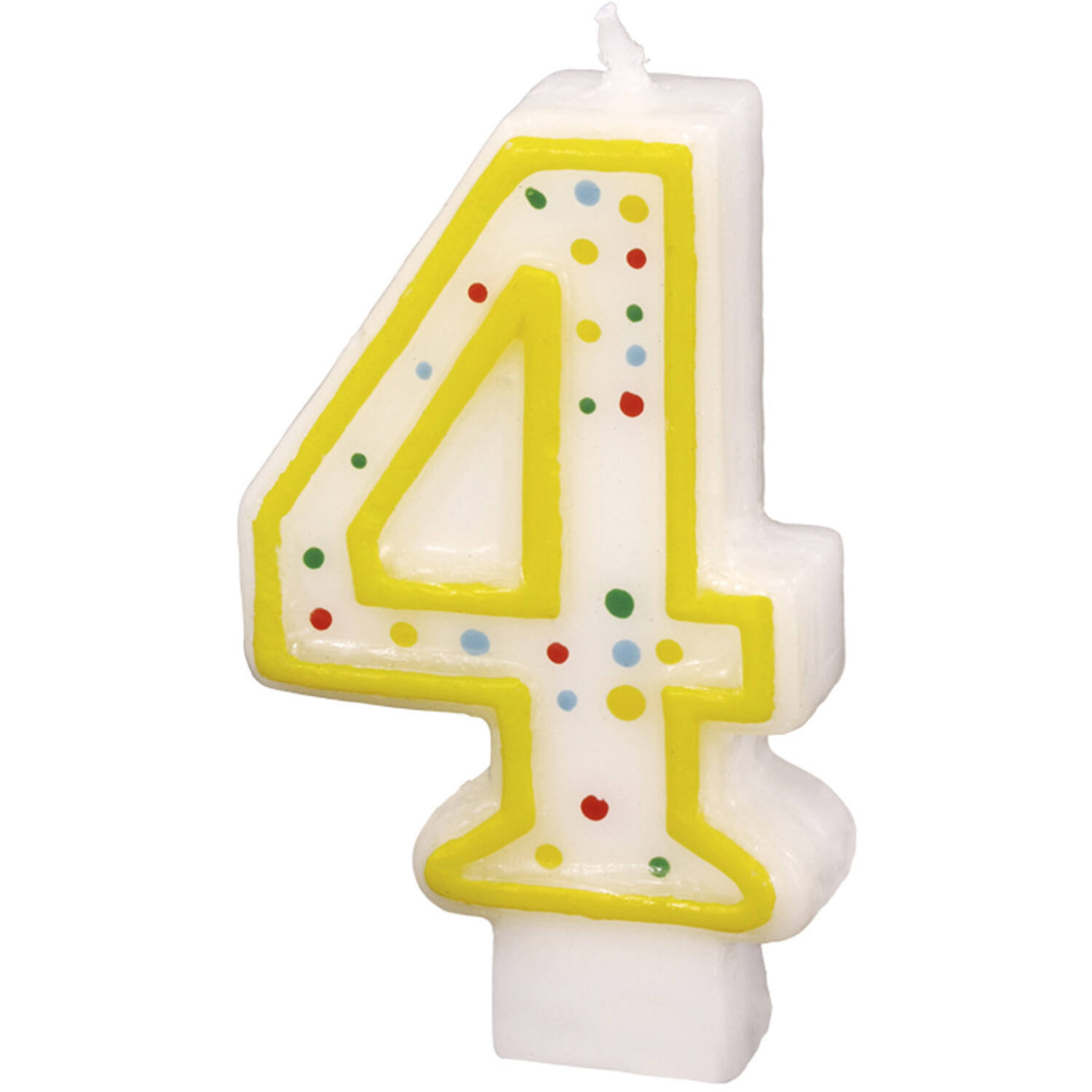 Numeral Candle 4 Height 7.3 cm