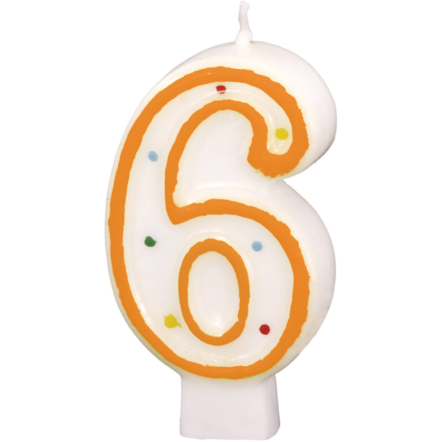 Numeral Candle 6 Height 7.3 cm