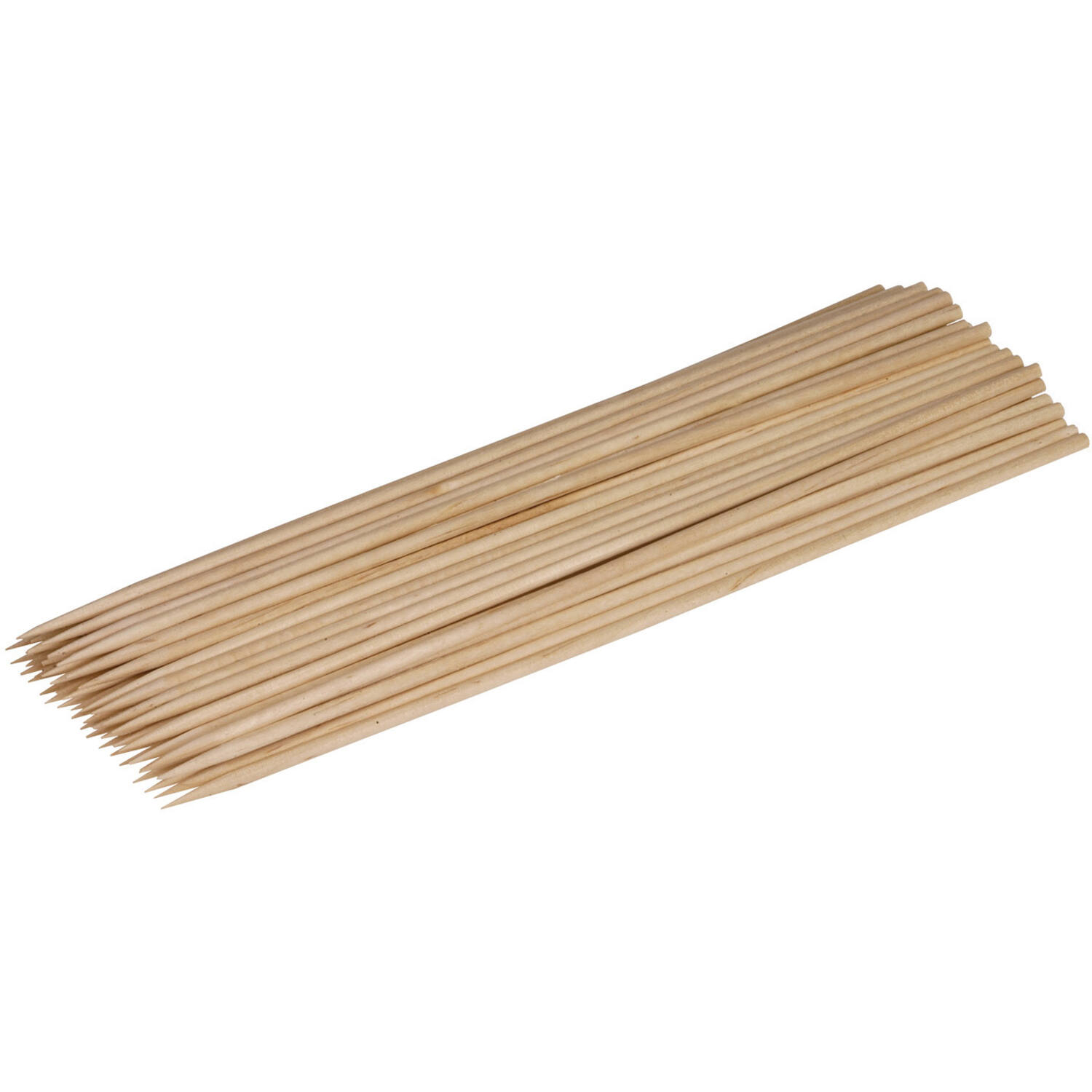 50 Skewer Picks Wood 20 cm
