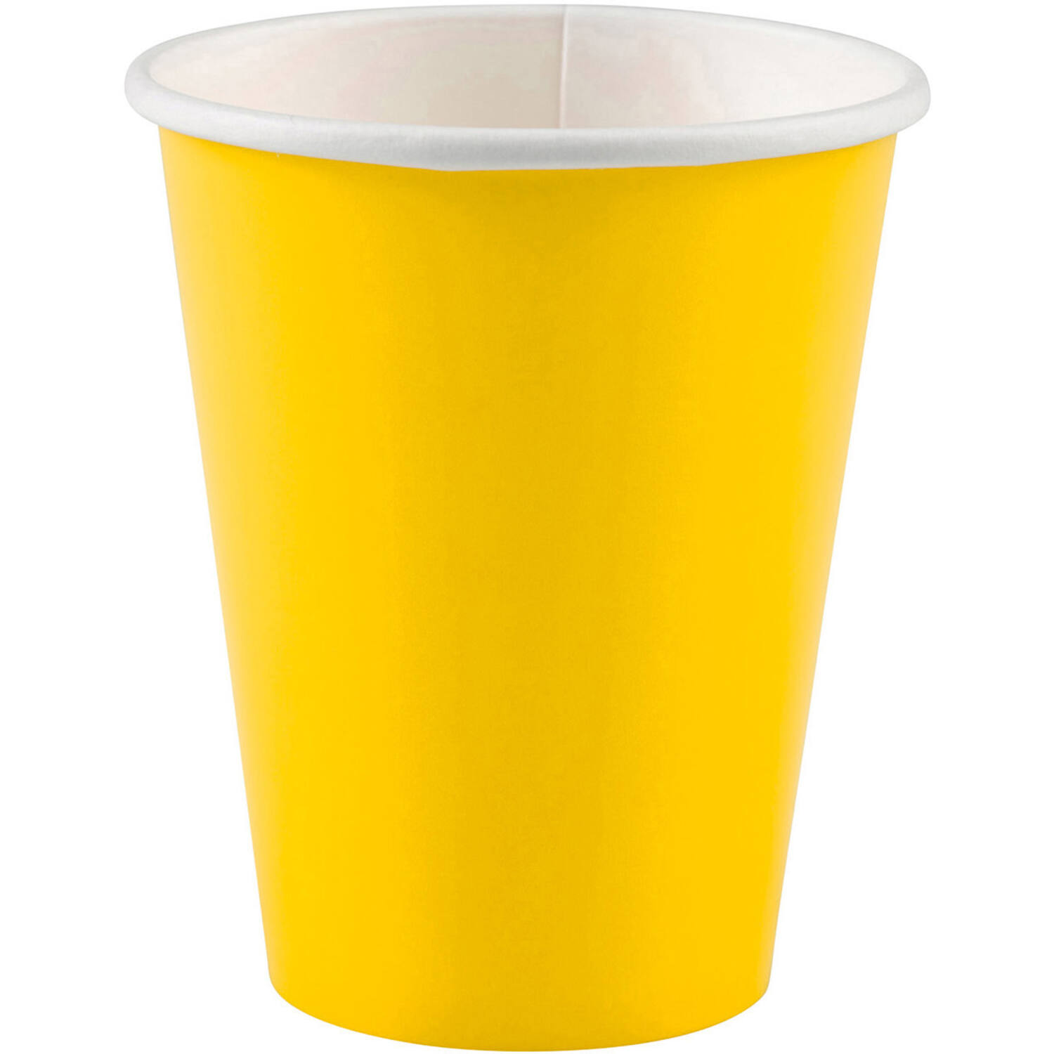 8 Cups Sunshine Yellow Paper 250 ml