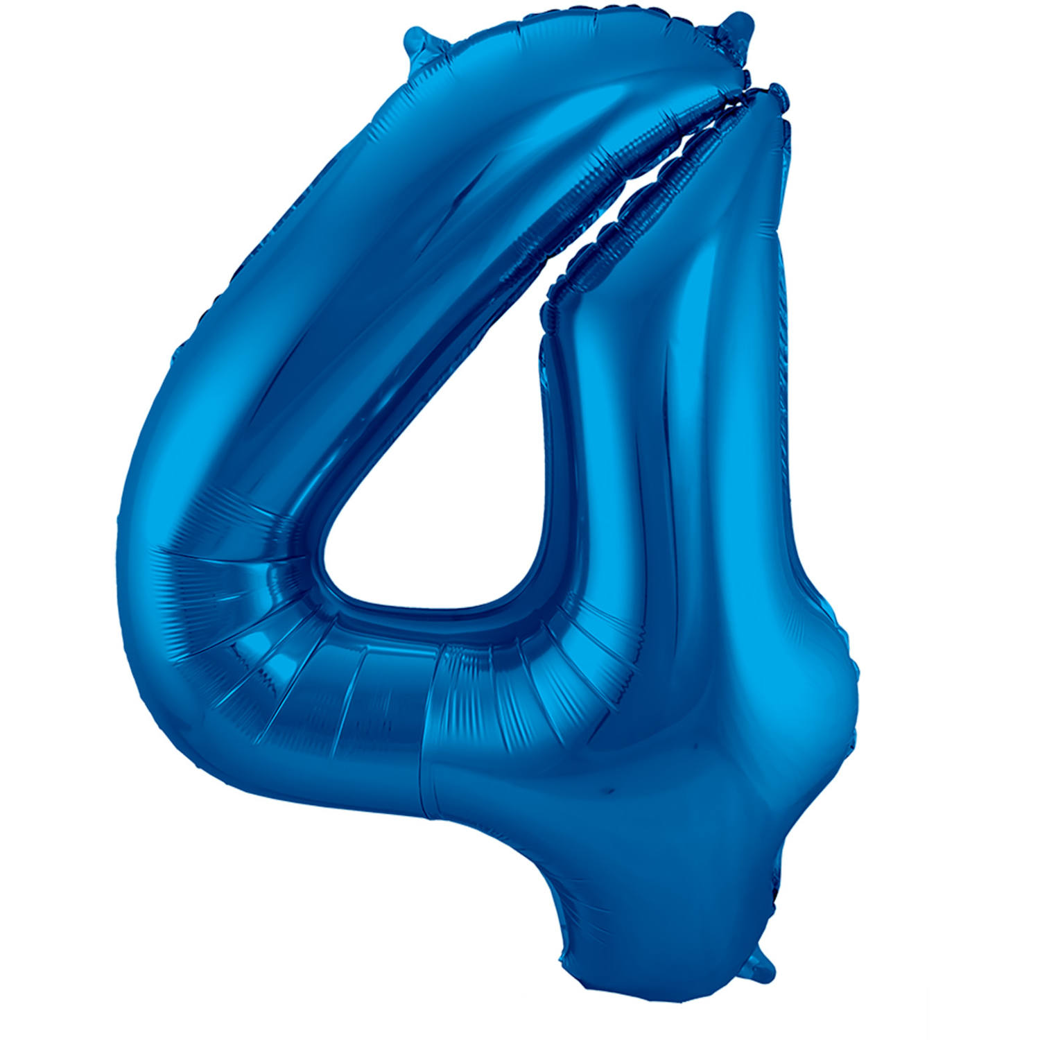 Foil Balloon Number 4 - Blue - 86 cm