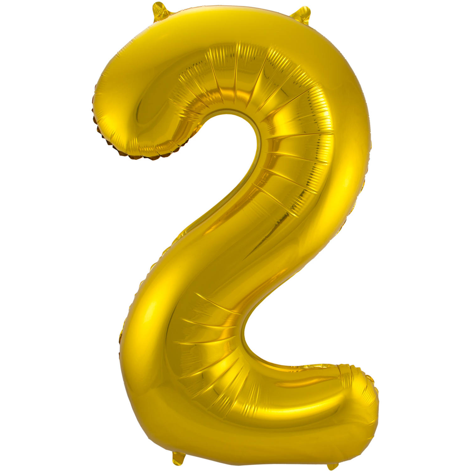 Foil Balloon Number 2 - Gold - 86 cm