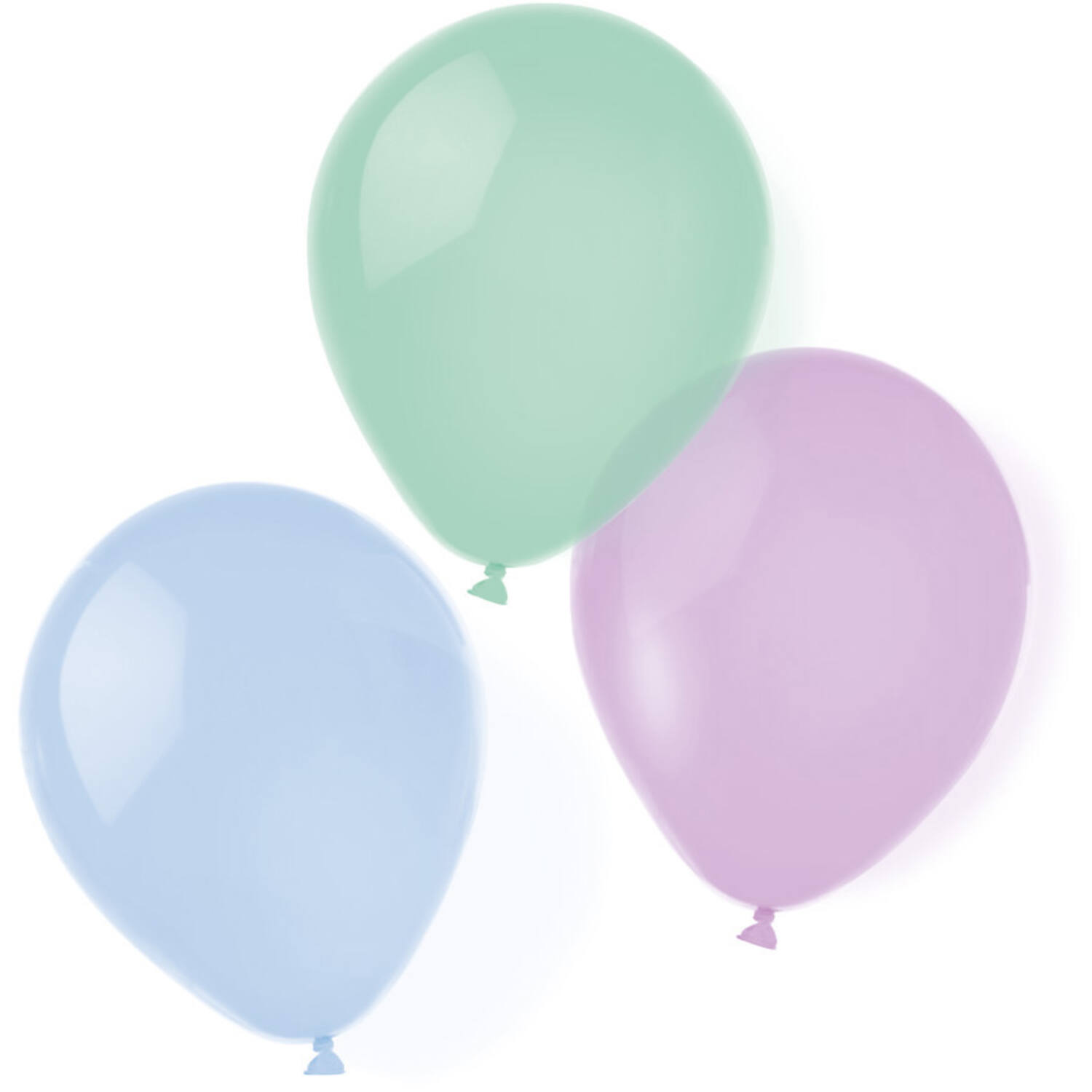 8 Latex Balloons Pearl assorted 25.4 cm / 10"
