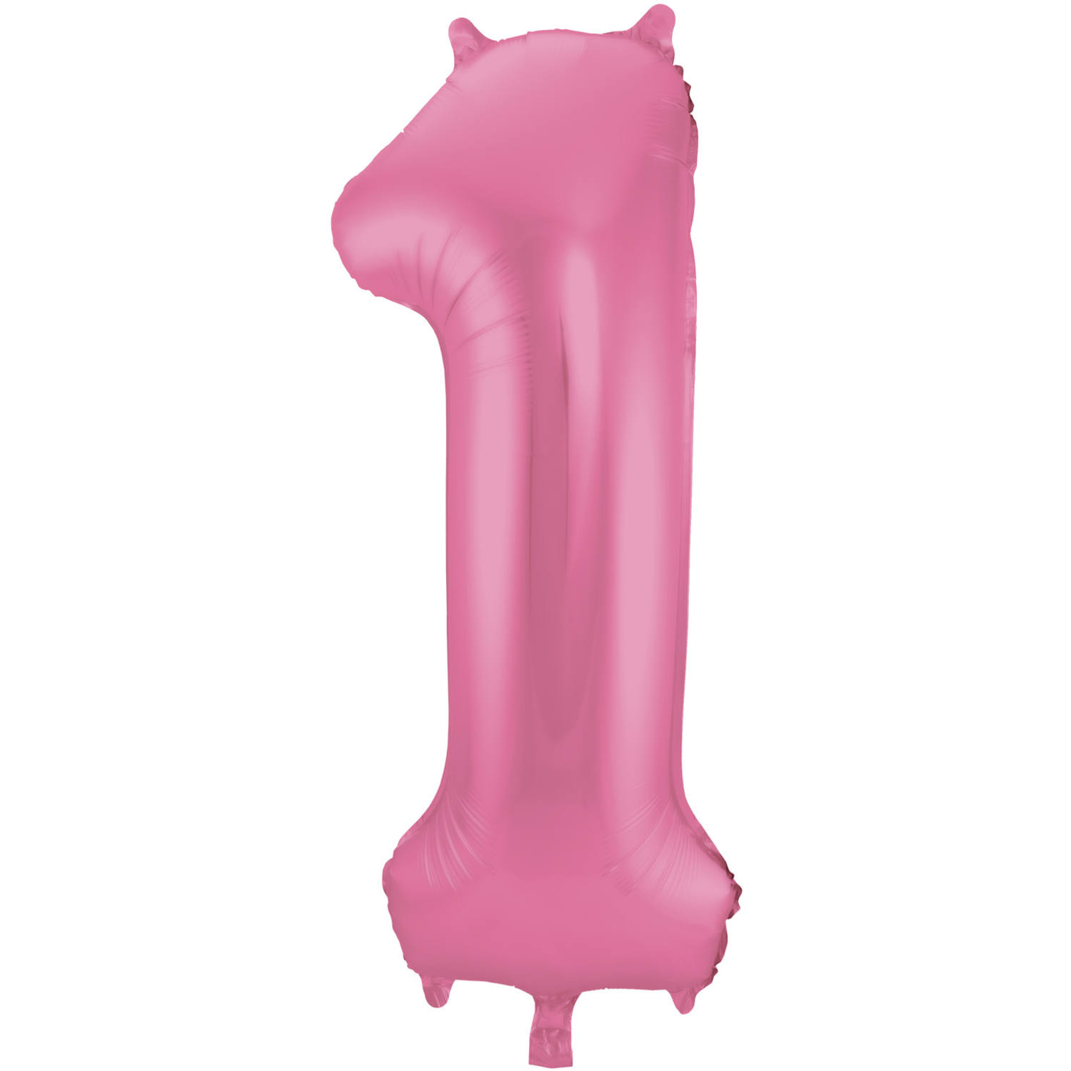 Foil Balloon Number 1 - Pink Metallic Mat - 86 cm