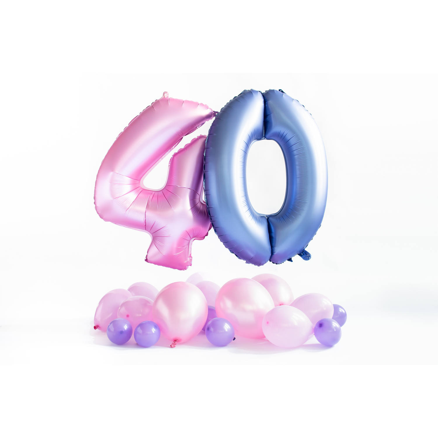 Foil Balloon Number 4 - Pink Metallic Mat - 86 cm