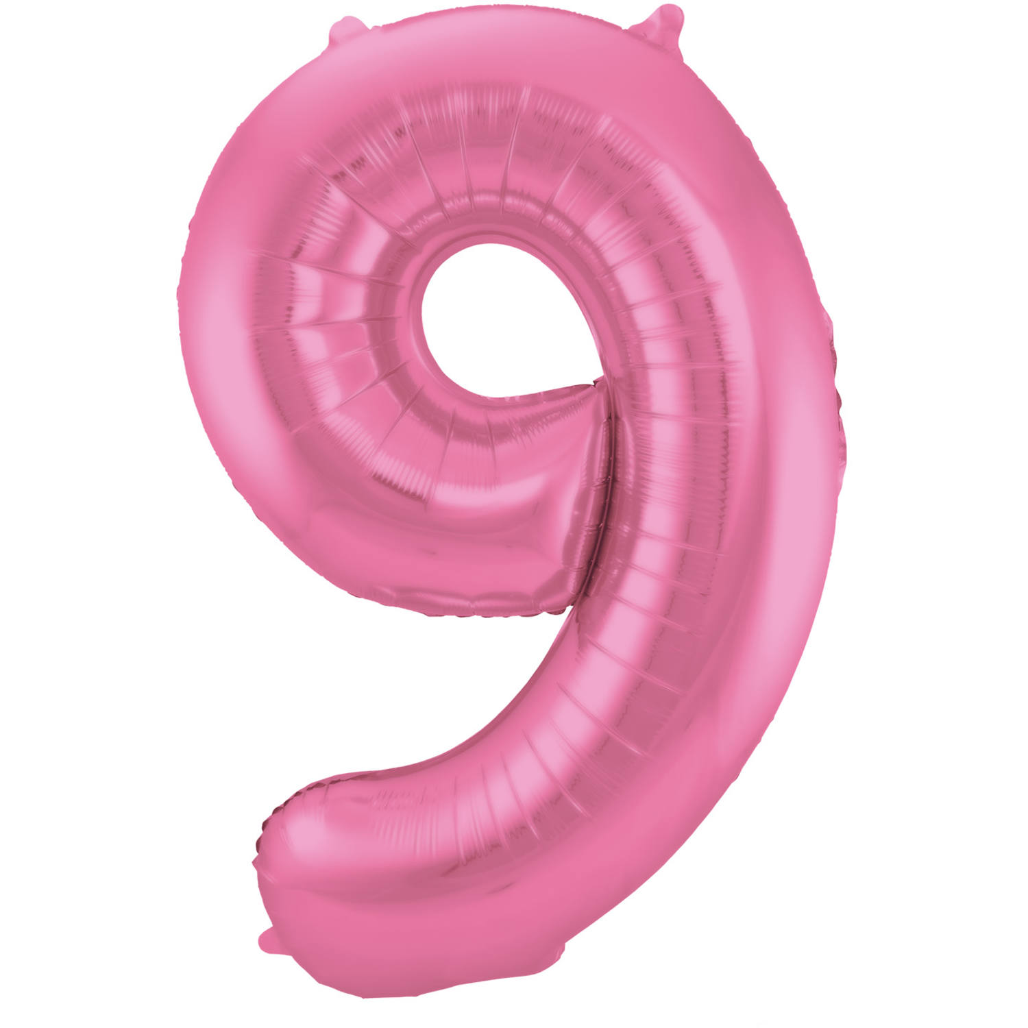 Foil Balloon Number 9 - Pink Metallic Mat - 86 cm