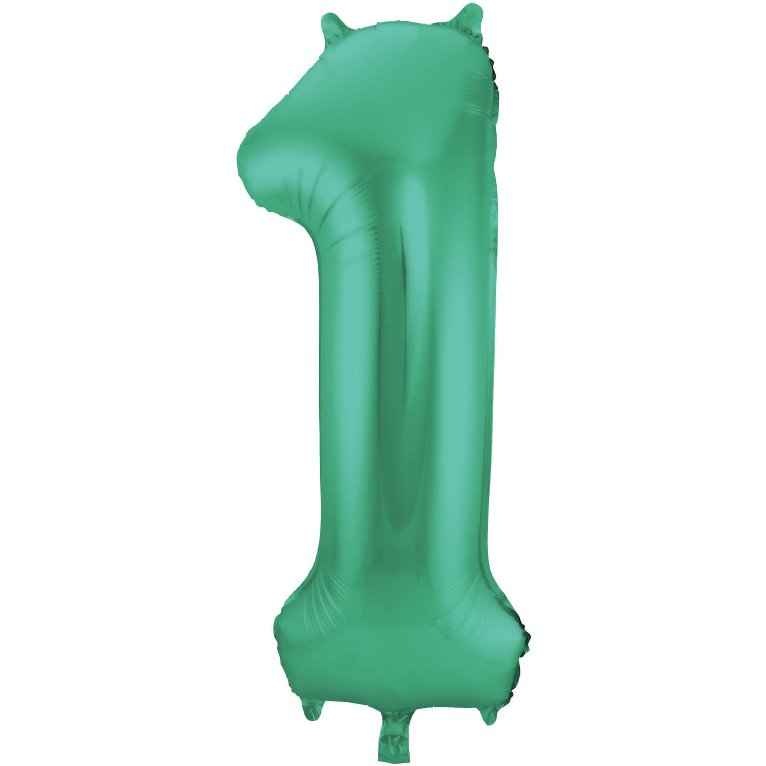 Foil Balloon Number 1 - Green Metallic Mat - 86 cm