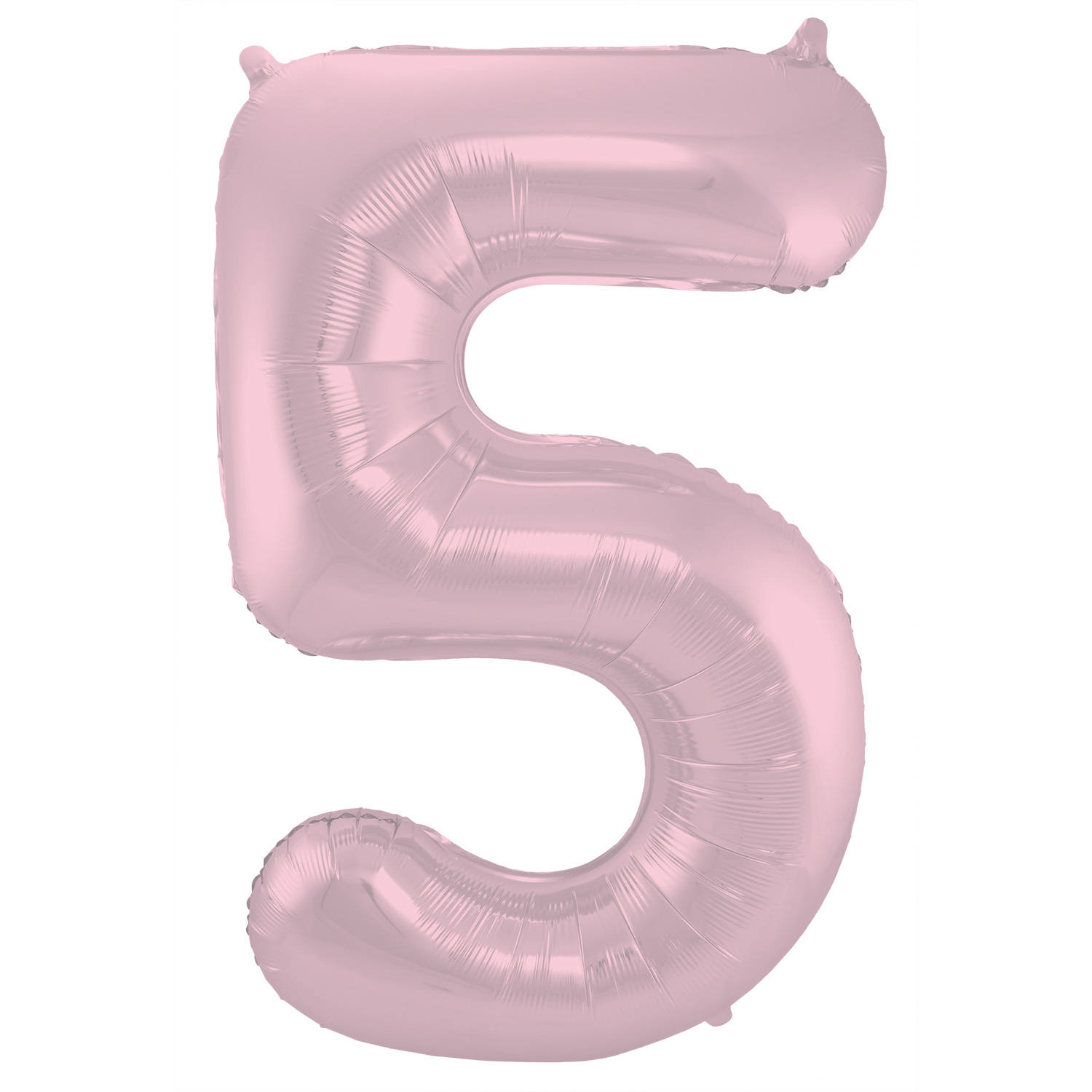 Foil Balloon Number 5 Pastel Pink Metallic Matt - 86 cm