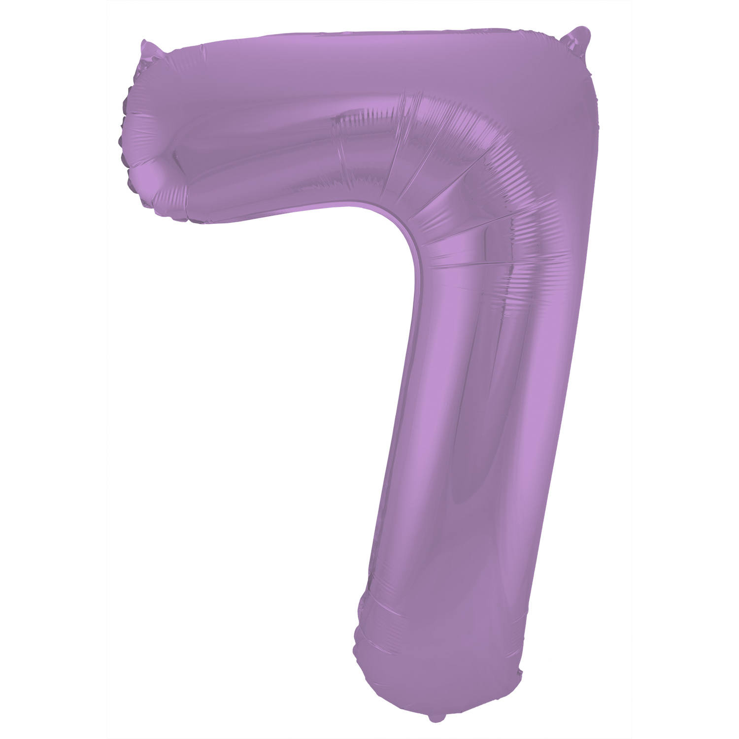 Foil Balloon Number 7 Purple Metallic Matt - 86 cm