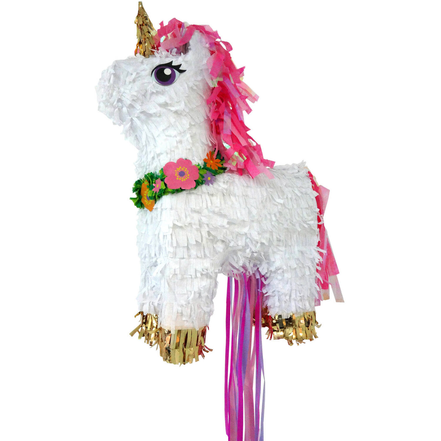 Pull Pinata Magical Unicorn Paper / Foil 33.5 x 50.5 x 12.4 cm