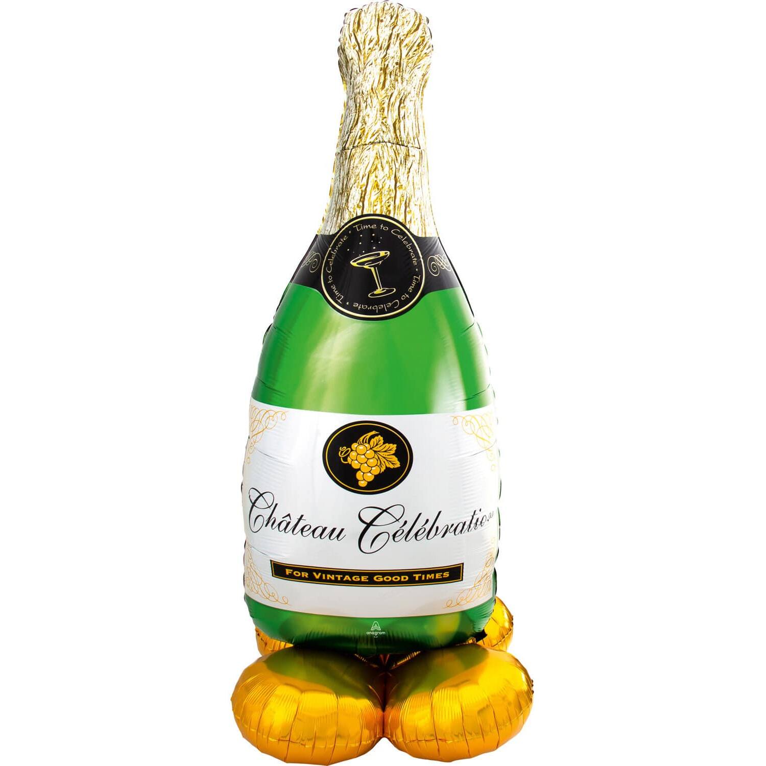 AirLoonz Bubbly Wine Bottle 60x152c