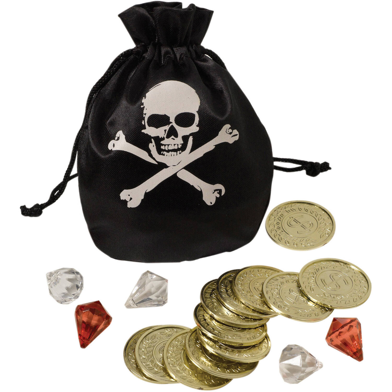 Costume Accessory Coin & Pouch Set Pirate